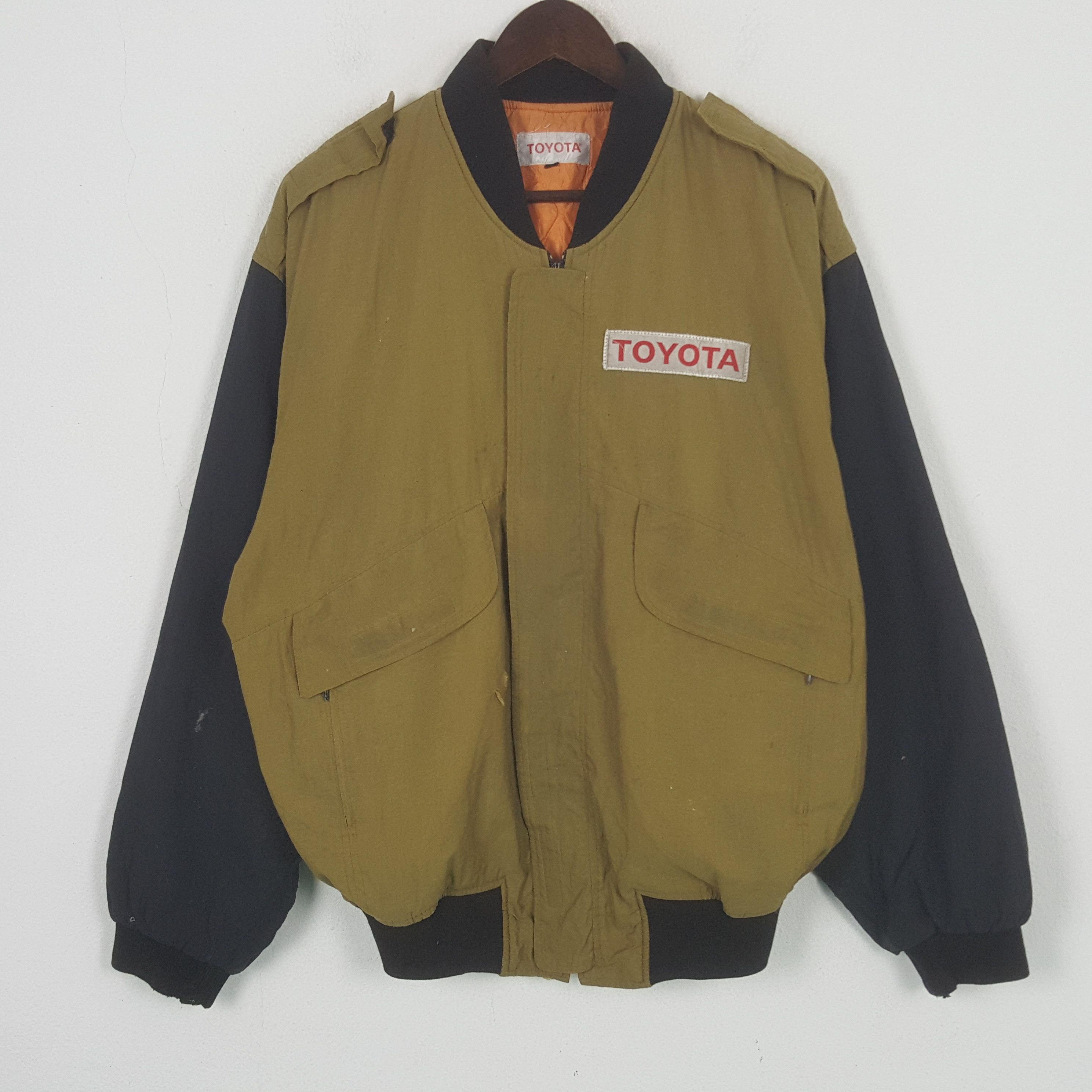Japanese Brand Vintage Toyota Tecno Racing Sport Bomber Jacket Size US XL / EU 56 / 4 - 3 Thumbnail
