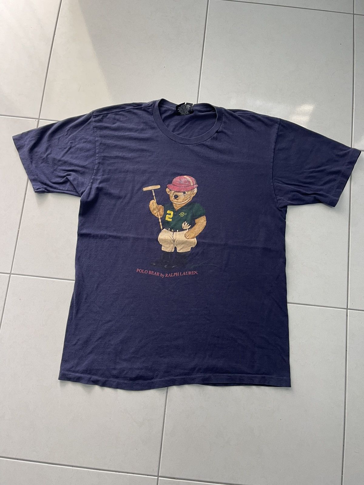 Polo Ralph Lauren VINTAGE 90S POLO BEAR BY RALPH LAUREN TEE VERY RARE Size US S / EU 44-46 / 1 - 1 Thumbnail
