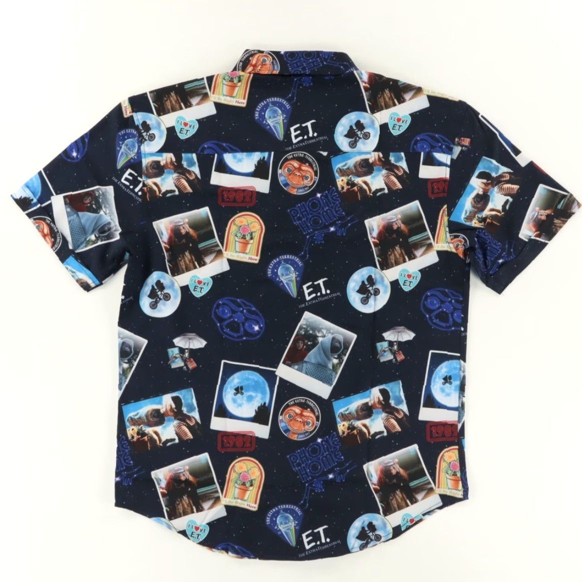 Vintage RSVLTS x ET Celestial Greetings Kunuflex Button Down Shirt Navy Men's M Size US M / EU 48-50 / 2 - 4 Thumbnail