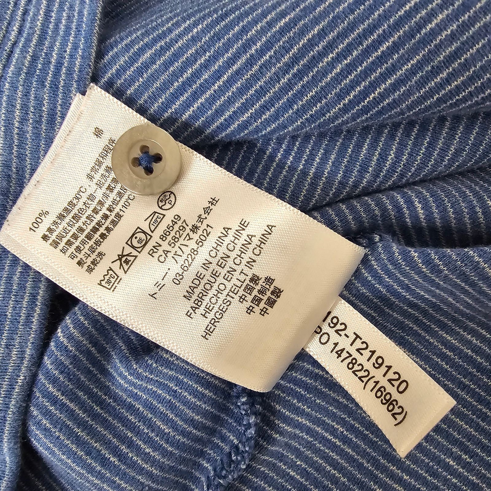 Tommy Bahama TOMMY BAHAMA Pacific Shore Polo Shirt Men M Striped Cotton Size US M / EU 48-50 / 2 - 13 Thumbnail