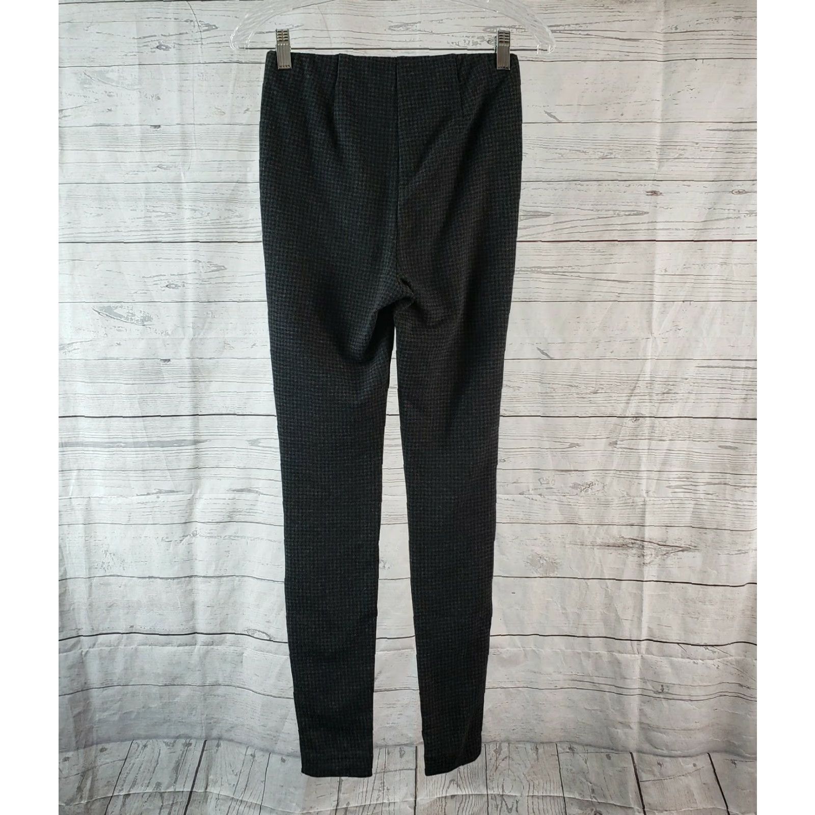 J. Jill J Jill Womens Ponte Knit Leggings XS Black Houndstooth Mid Rise Leggings Womens XS Black Houndstooth Ponte Knit Size 26" / US 2 / IT 38 - 3 Thumbnail