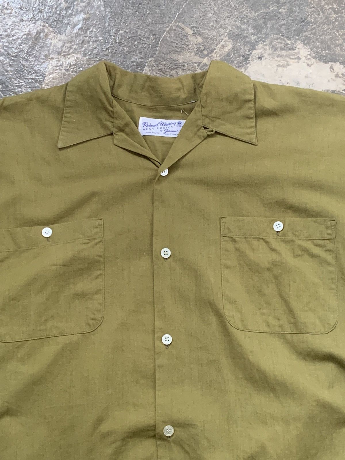 Japanese Brand × Vintage Vintage RW double pocket open collar shirt Size US M / EU 48-50 / 2 - 2 Thumbnail