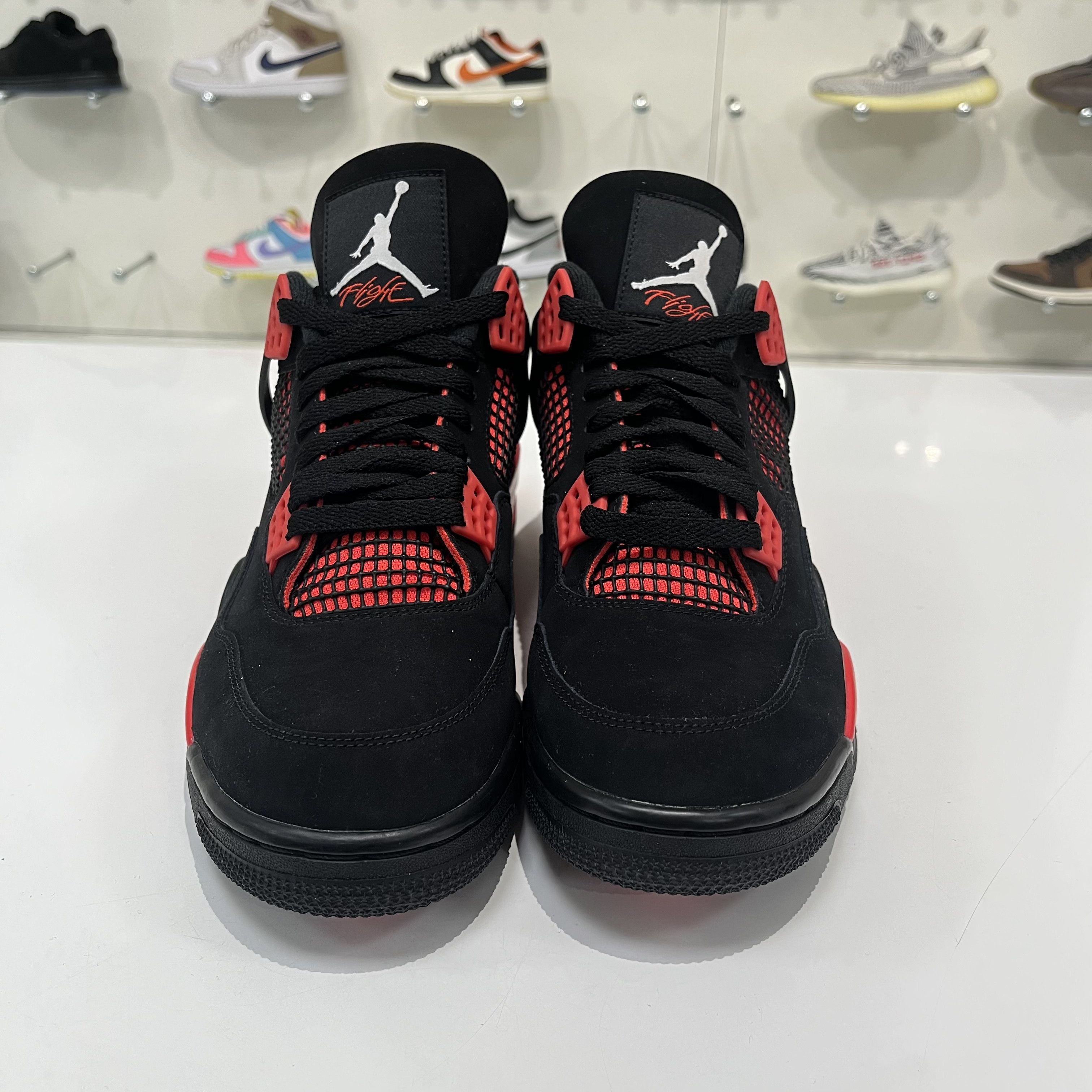 Nike Air Jordan 4 Retro Red Thunder Size US 7.5 / EU 40-41 - 5 Thumbnail