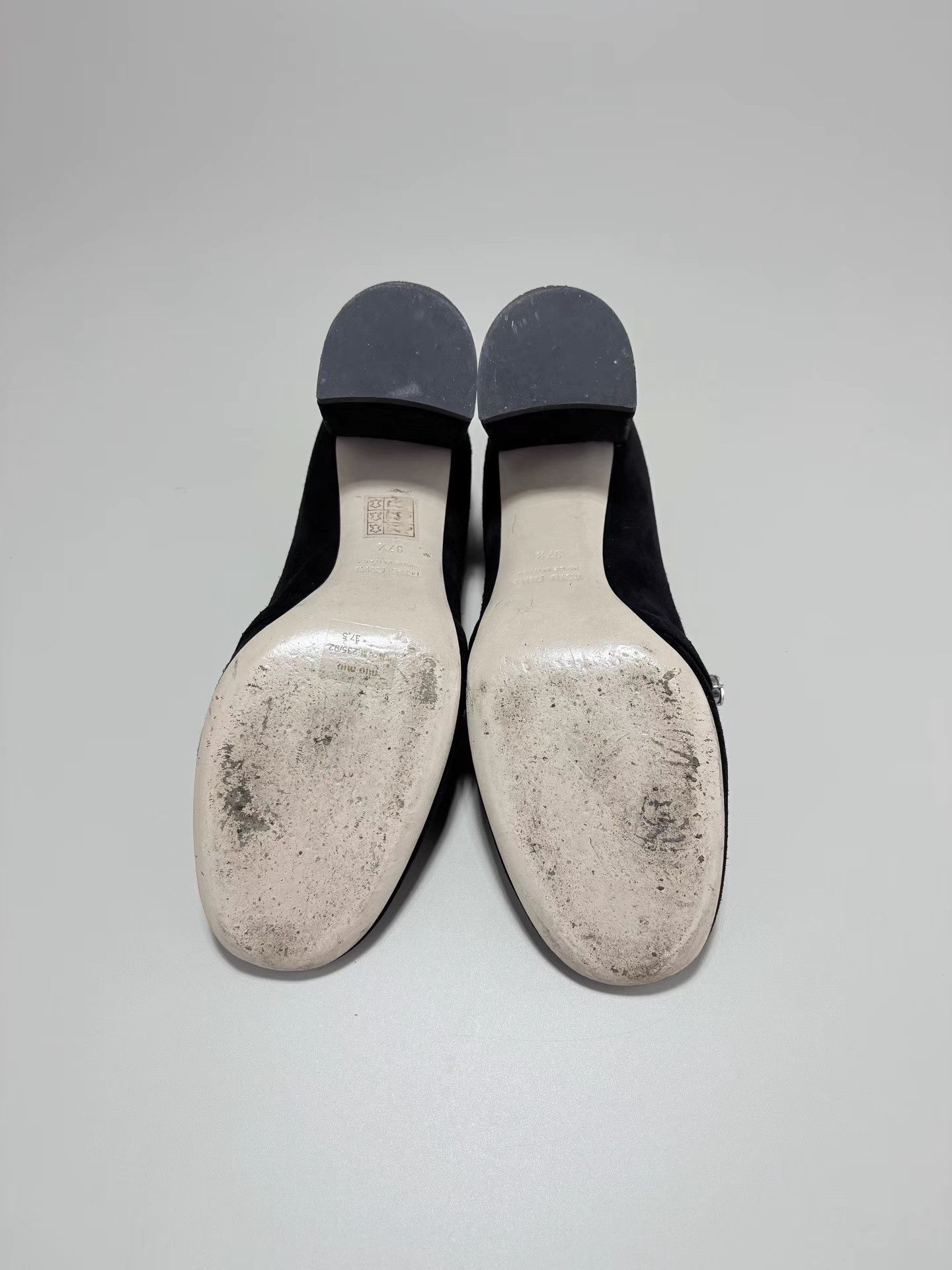Miu Miu MIUMIU Crystal Embellished Heels K1 Size US 7.5 / IT 37.5 - 6 Thumbnail