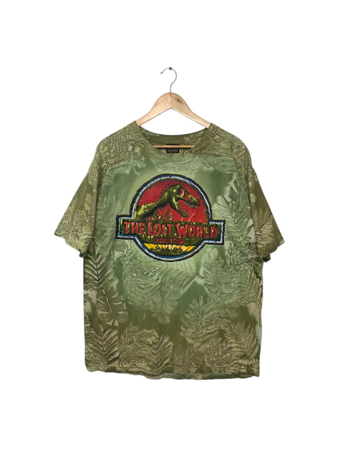 Other Vintage 90's Jurassic Park "The Lost World" Tye Dye T Shirt Size US XL / EU 56 / 4 - 1 Thumbnail