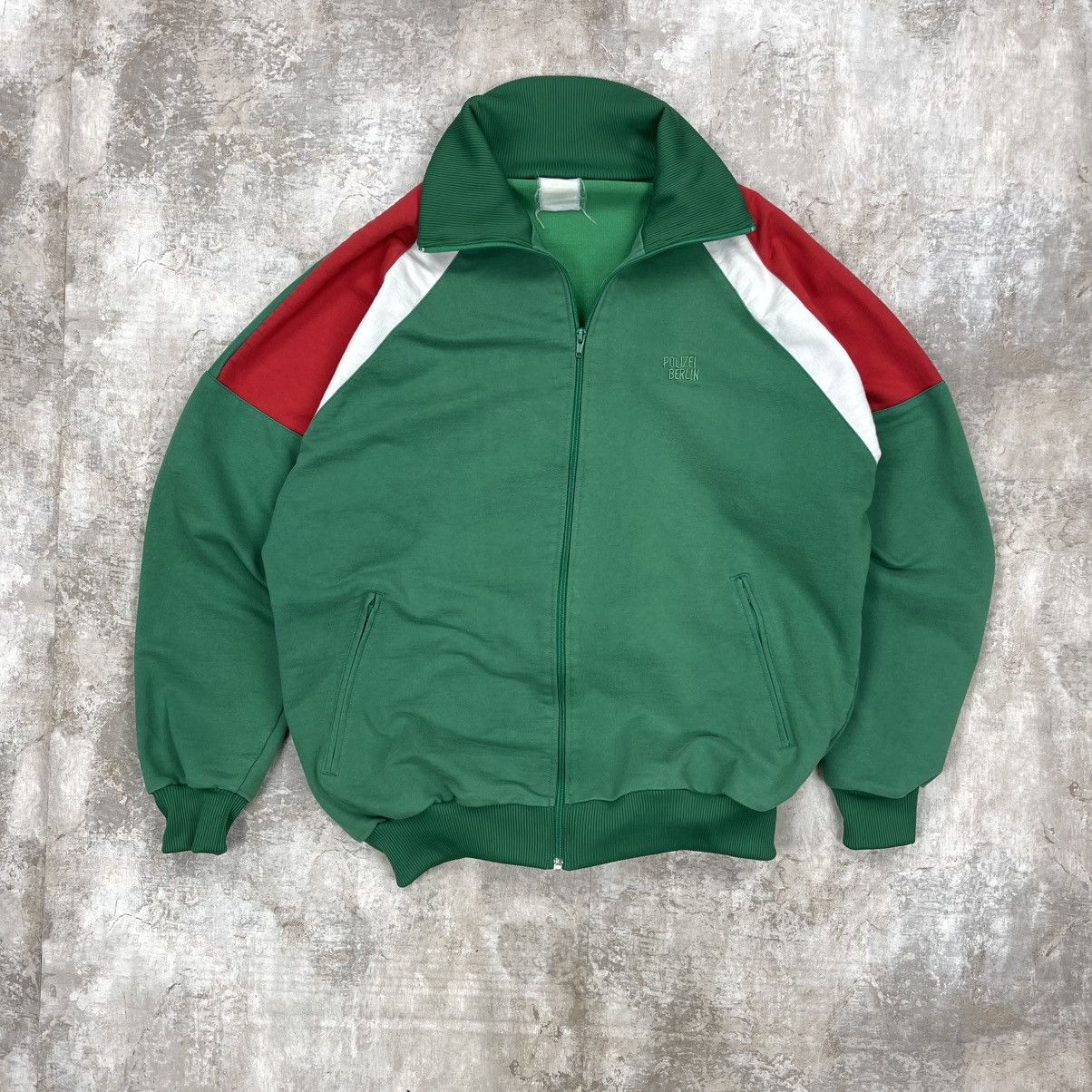 Vintage VINTAGE 80s POLIZEI BERLIN ZIP SWEATSHIRT TRACK TOP KANYE Size US L / EU 52-54 / 3 - 1 Thumbnail