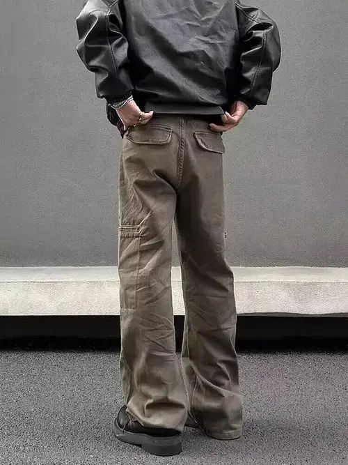 VIBE Vintage Maillard Brown Cargo Bootcut Jeans Size US 32 / EU 48 - 1 Thumbnail