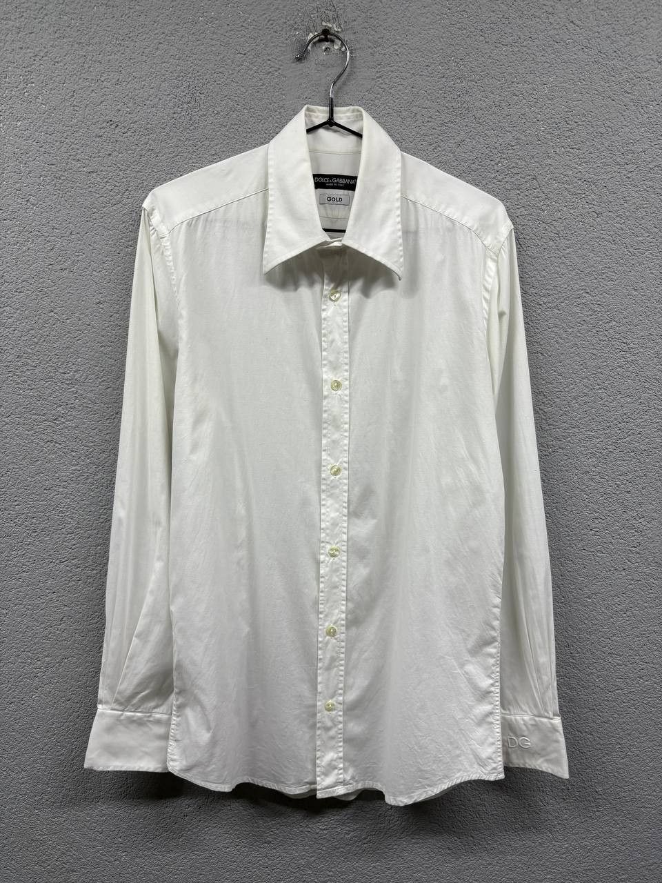 Dolce & Gabbana Dolce Gabbana Gold mens shirt 40 / Medium made in Italy Size US M / EU 48-50 / 2 - 1 Thumbnail