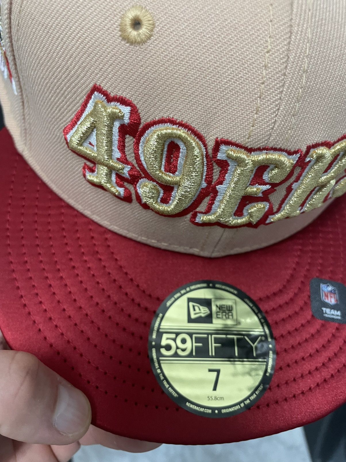 New Era 🔥49ers fitted hat size 7 with satin brim Size ONE SIZE - 2 Thumbnail