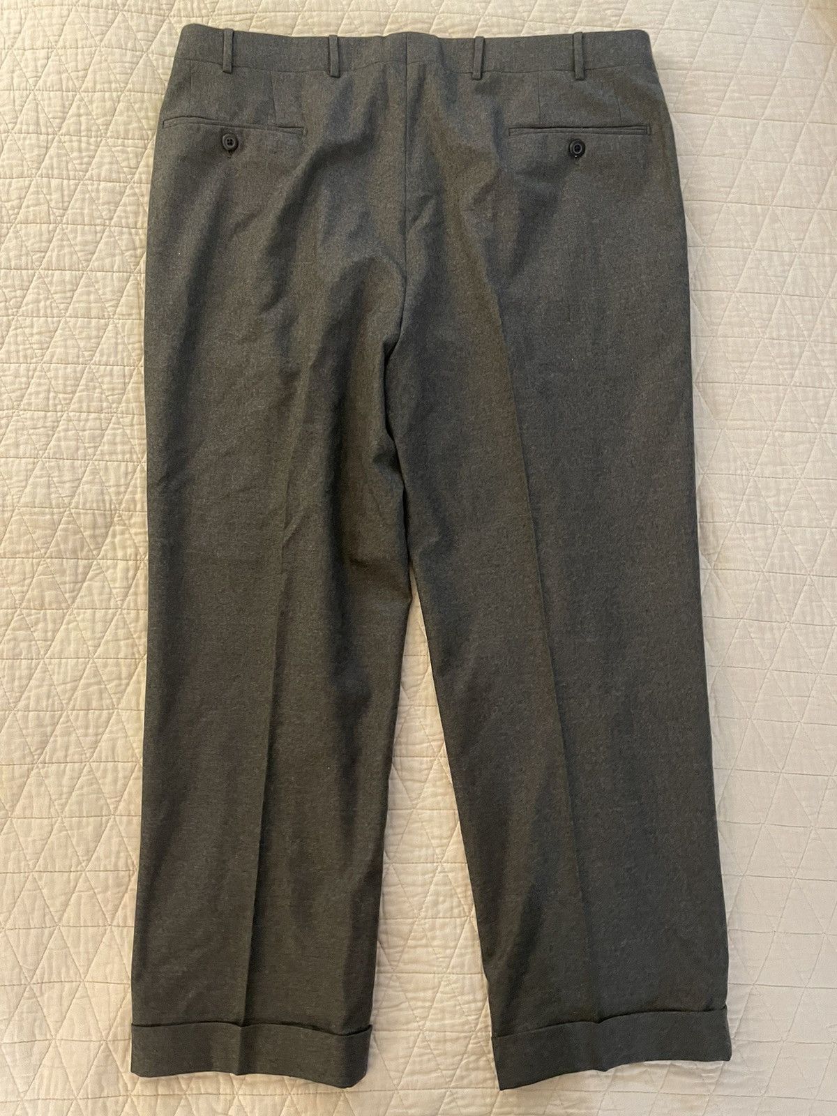 Corneliani Luxury Wool Flat Front Trouser Size US 38 / EU 54 - 9 Thumbnail