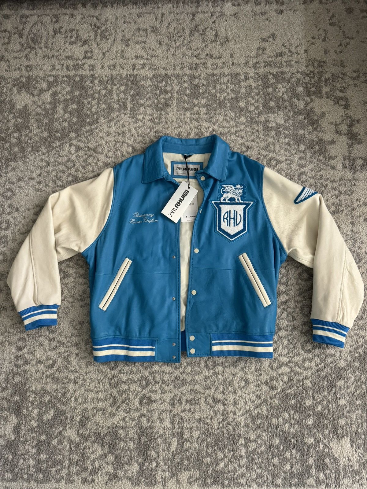 Zara Rhuigi Blue Jacket | Grailed