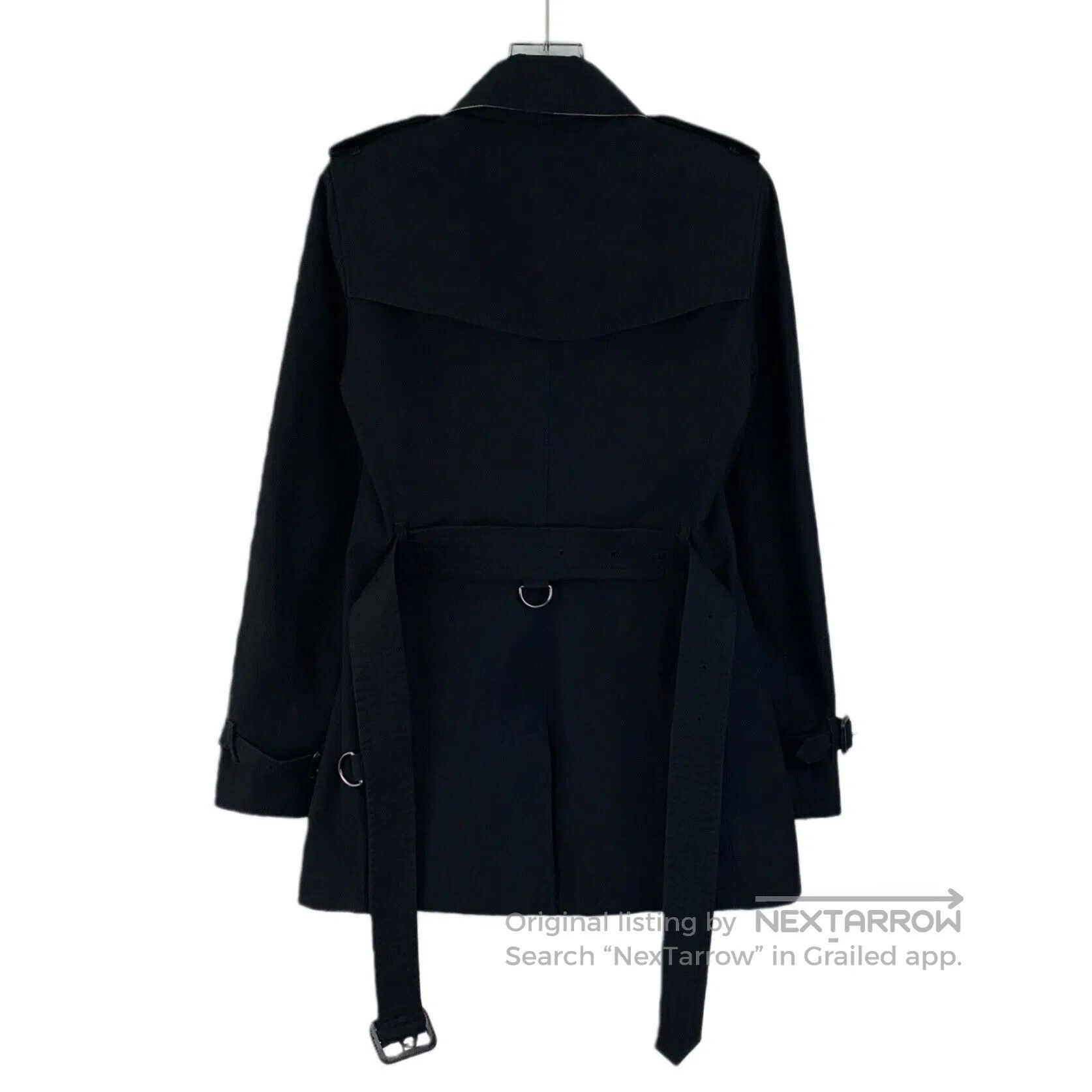 Burberry Burberry Black Cotton Collar Double-breasted Long Sleeve B Size XS / US 0-2 / IT 36-38 - 2 Thumbnail