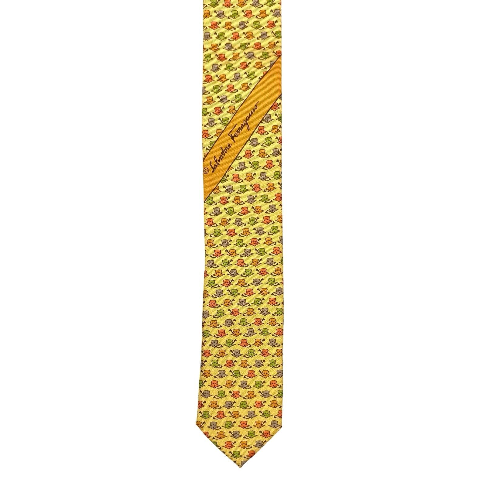 Salvatore Ferragamo Salvatore Ferragamo ‘Graduation Cap’ Tie Size ONE SIZE - 3 Thumbnail