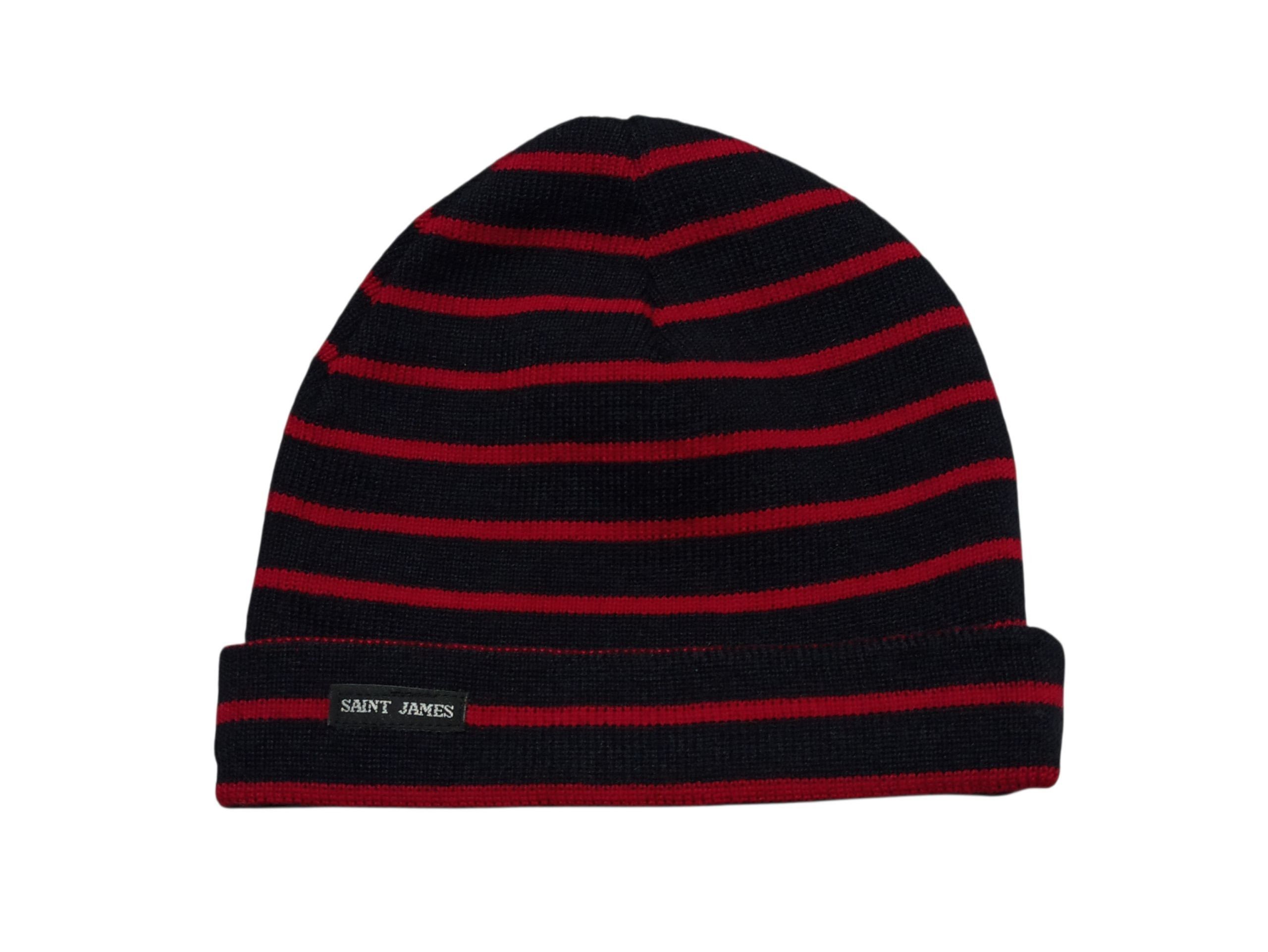 Saint James SAINT JAMES Wool Beanie Knit Hat France Size ONE SIZE - 1 Thumbnail