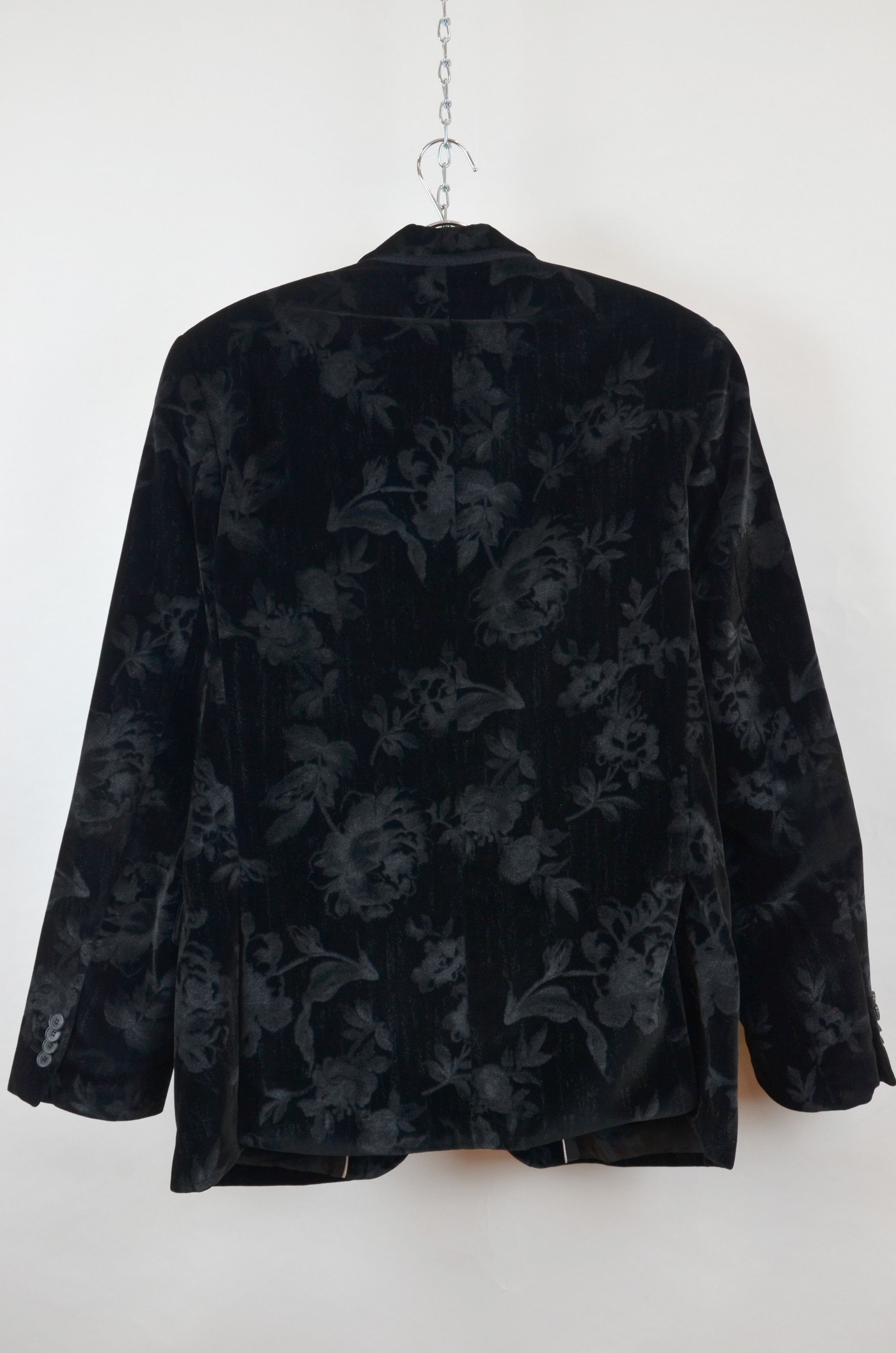 Karl Lagerfeld Lagerfeld Tailored Rose Floral Print Blazer size 46 Size 46R - 2 Thumbnail