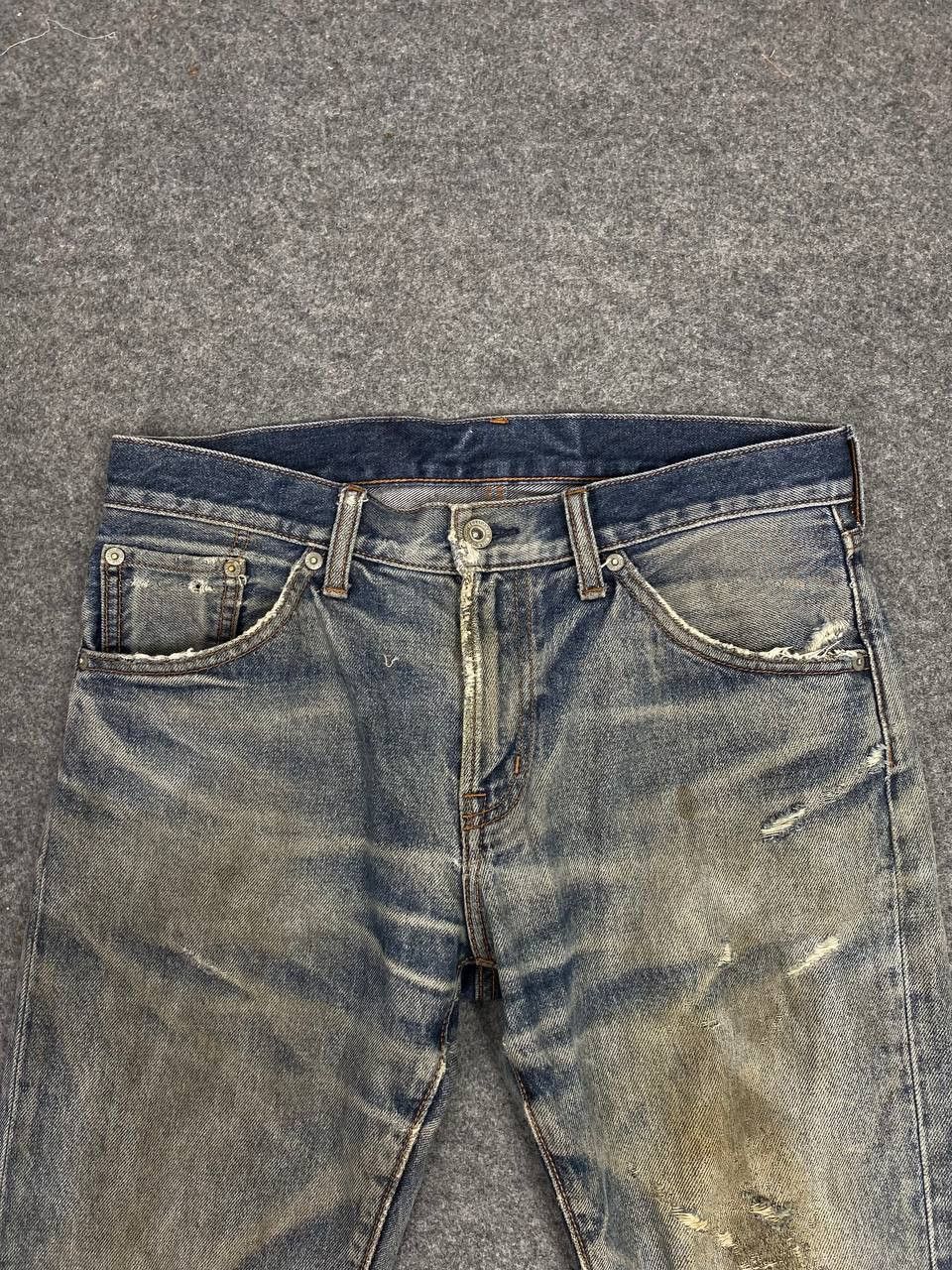 Japanese Brand japanese brand distressed denim nice design Size US 33 - 10 Thumbnail