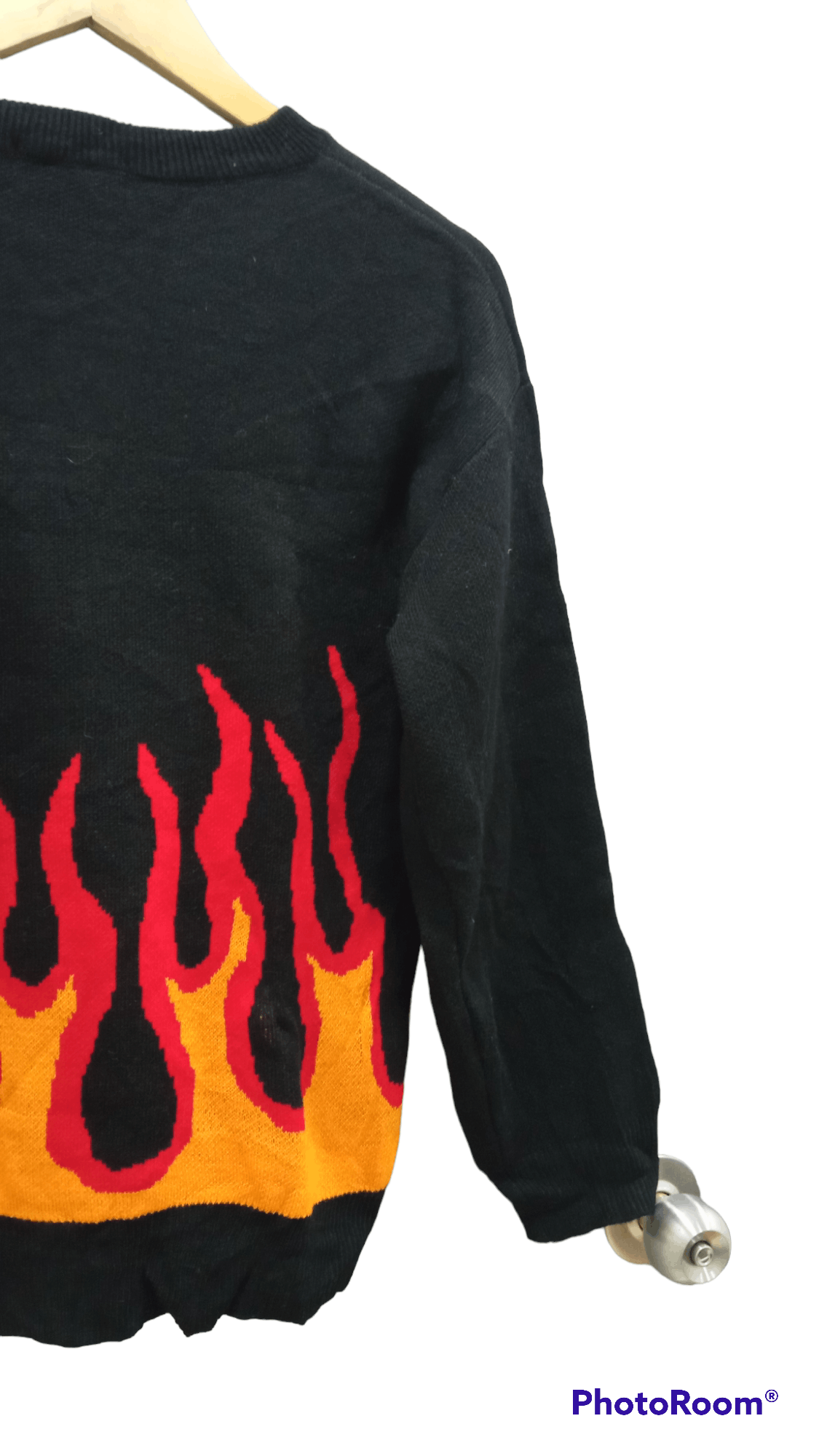 Japanese Brand × Vintage 🔥🔥Vintage Style Pipue De Pique Flame Sweatshirt Size US S / EU 44-46 / 1 - 19 Thumbnail