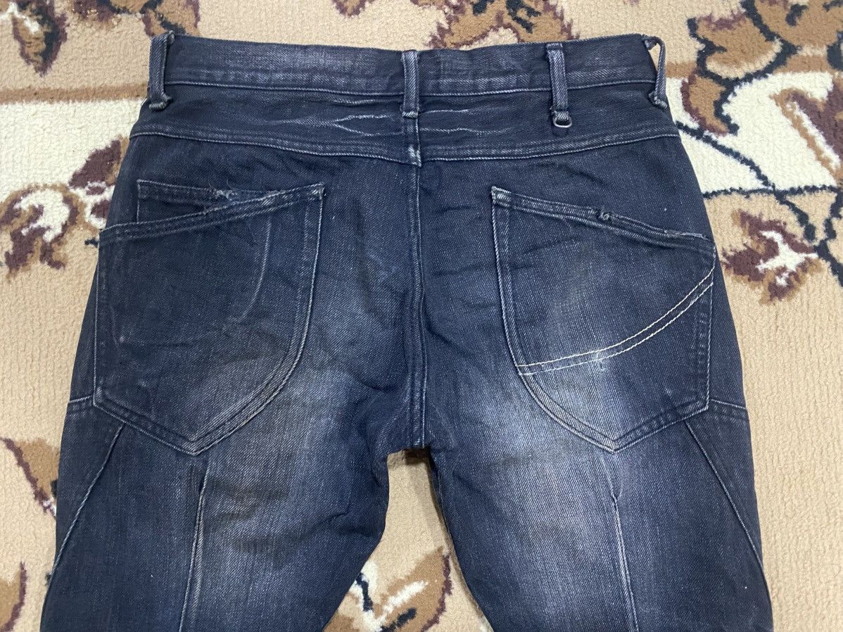 JACKROSE Jackrose Rare Design Distressed Pinned Flare Denim Size US 30 / EU 46 - 10 Thumbnail