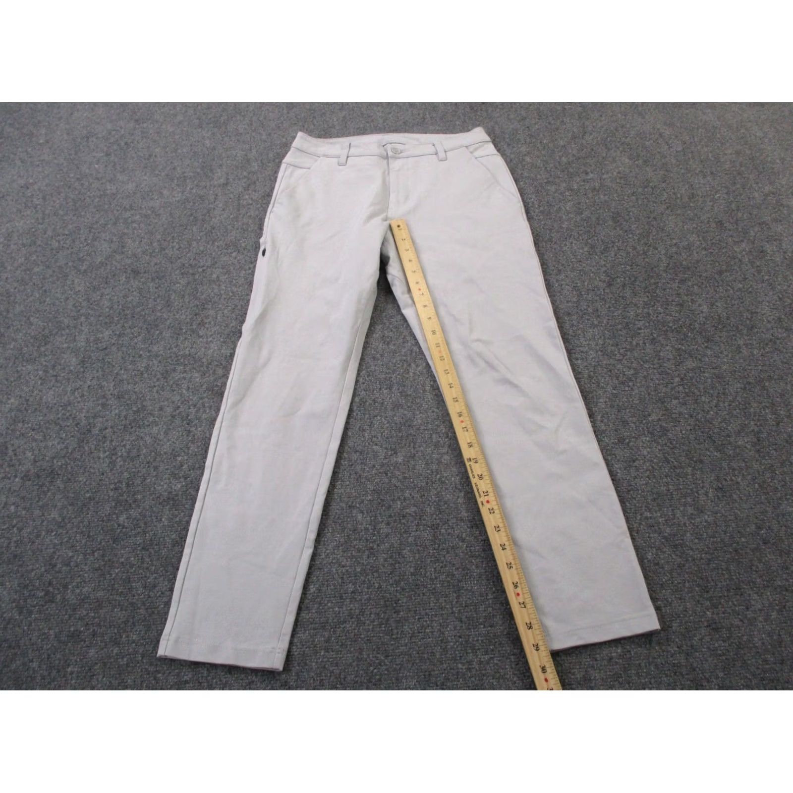 Vintage BYLT Pants Mens 31 Gray Chino Everyday Pant 2.0 Slim Straight Stretch Size US 31 - 3 Thumbnail