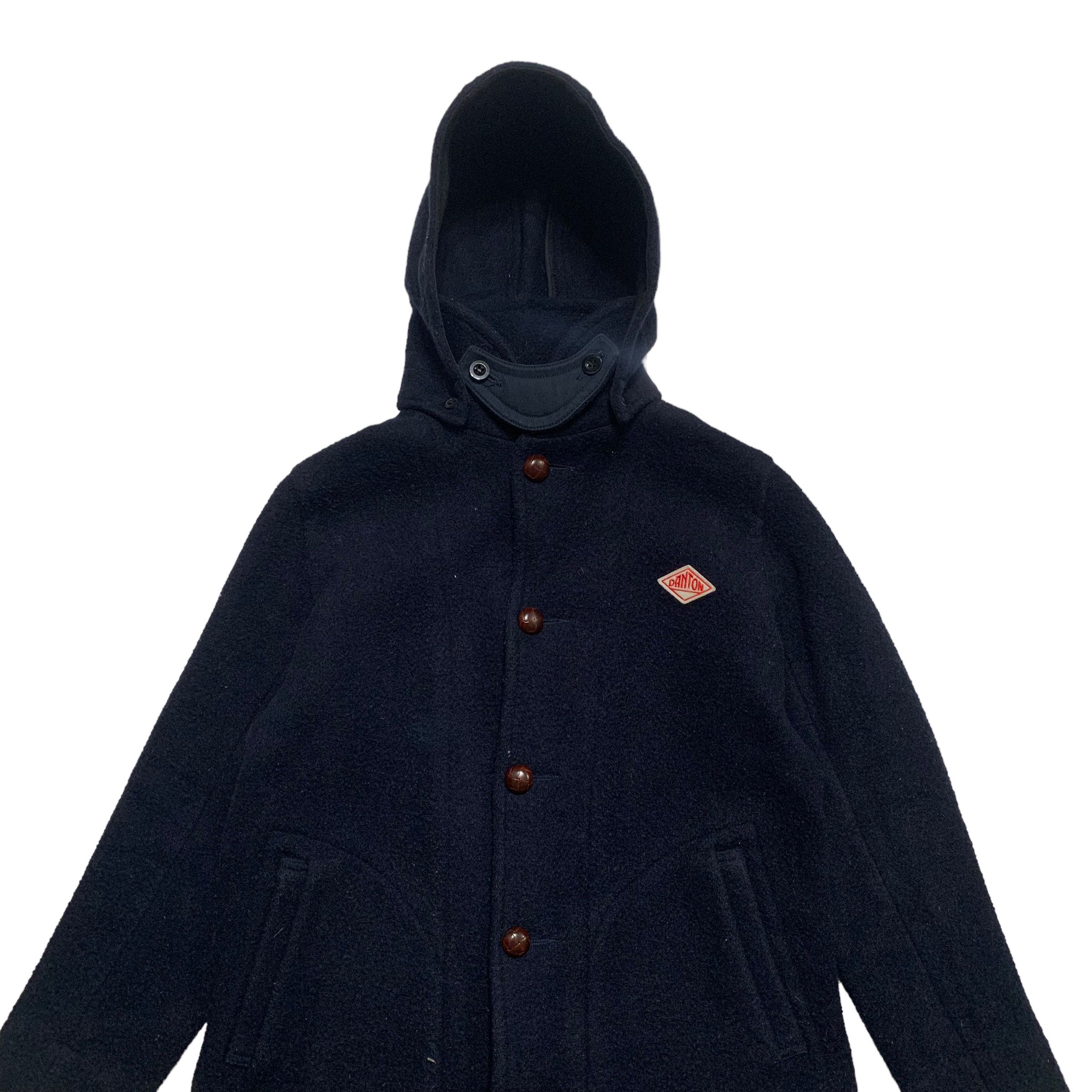 Danton Danton Hooded Wool Long Jacket Size US S / EU 44-46 / 1 - 3 Thumbnail