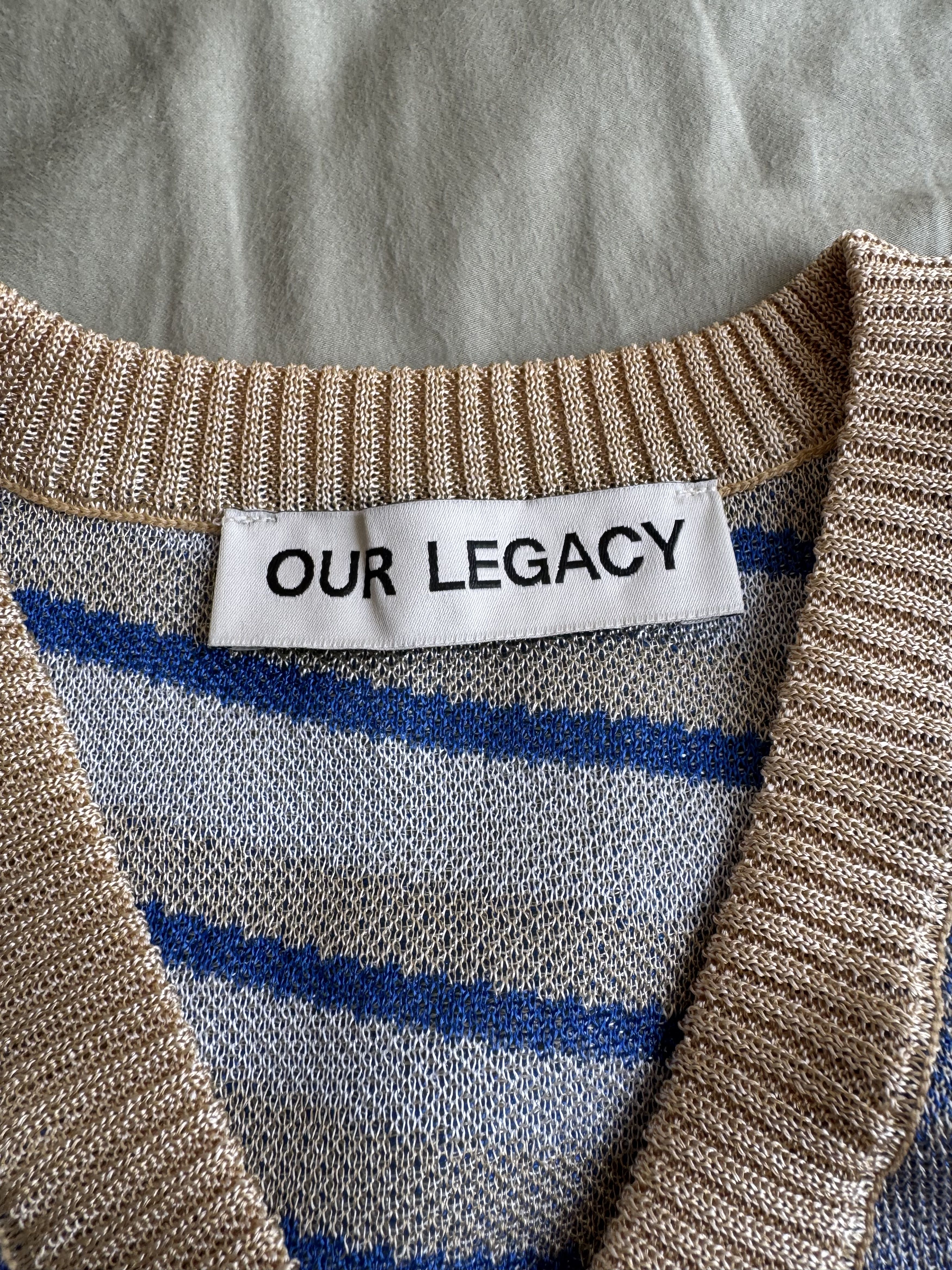 Our Legacy Knitted Vest Cartoon Static Stripe Size US S / EU 44-46 / 1 - 3 Thumbnail