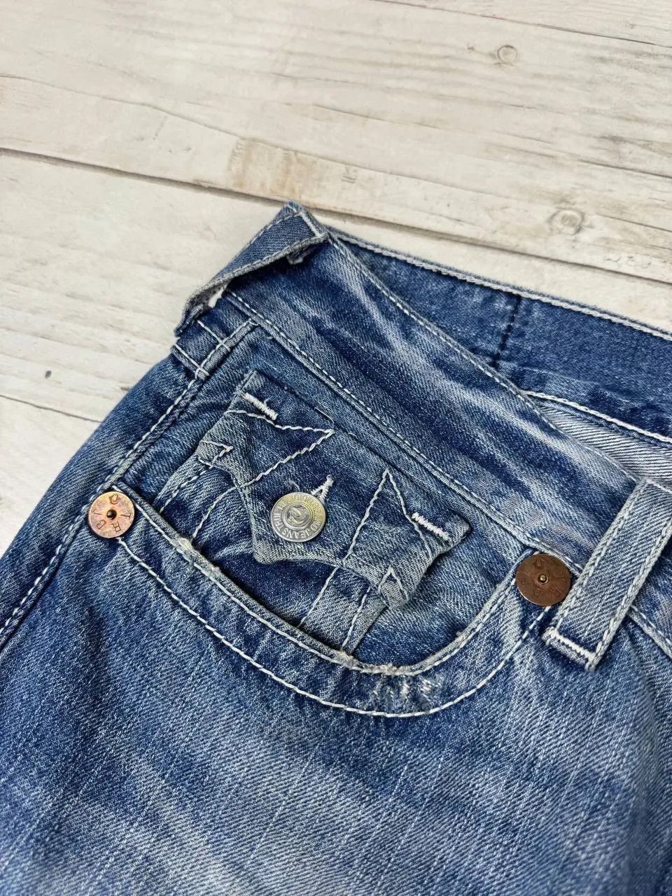 True Religion Vintage True Religion Ricky Baggy Denim Jeans 90s Y2K Size US 36 / EU 52 - 8 Thumbnail