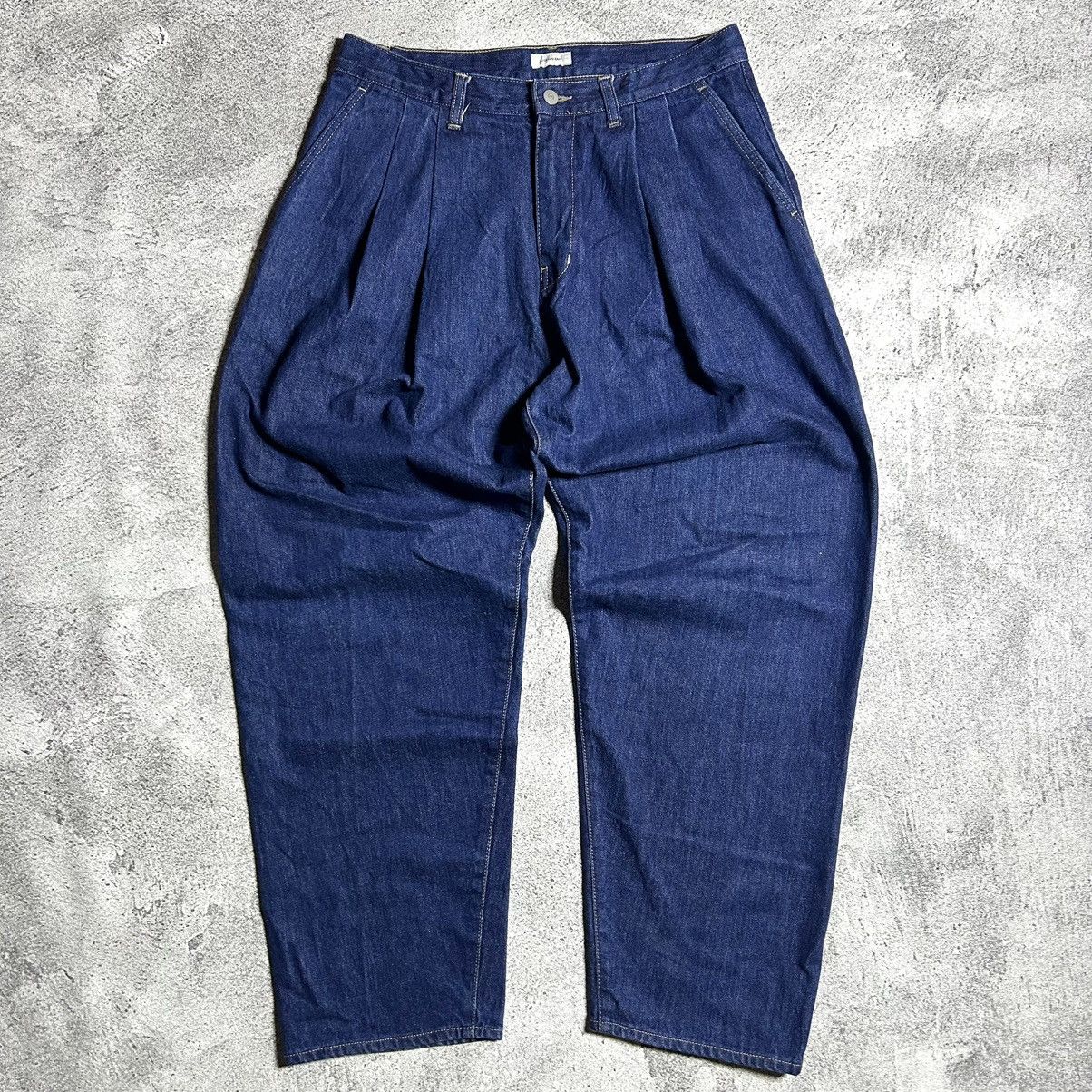 Japanese Brand Widepants Denim Selvedge Style Yohjiyamamoto Size US 33 - 2 Thumbnail