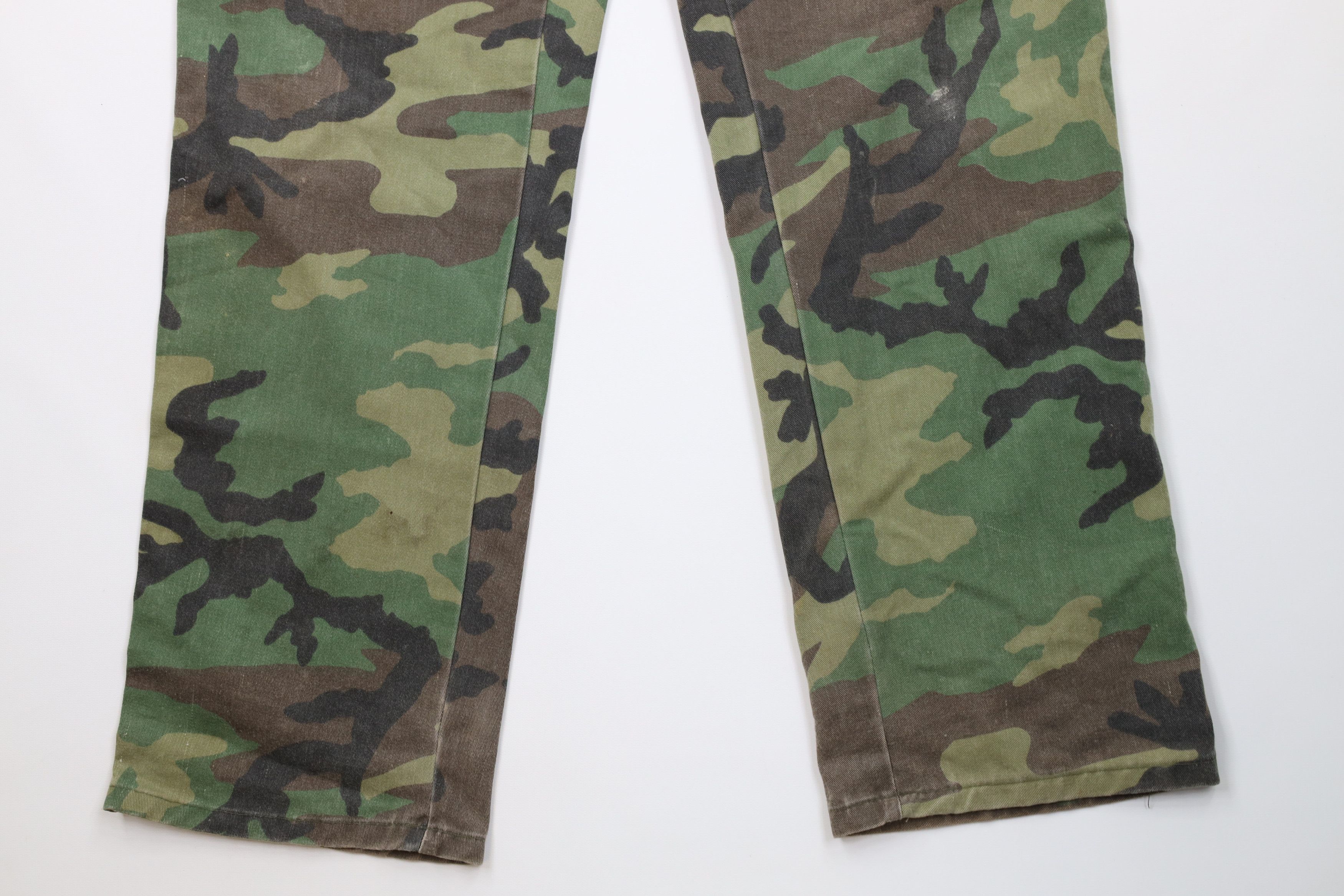 Vintage Vintage 70s Streetwear Military Camouflage Utility Pants USA Size US 34 / EU 50 - 4 Thumbnail