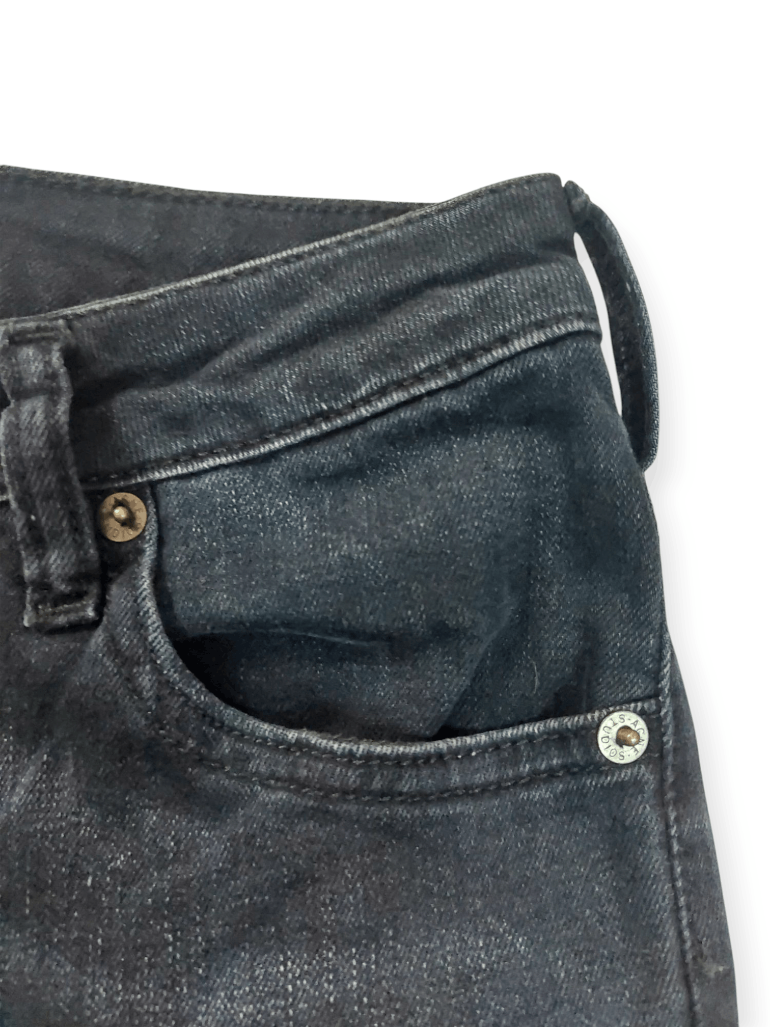 Acne Studios Flex Basement Skinny Black Jeans