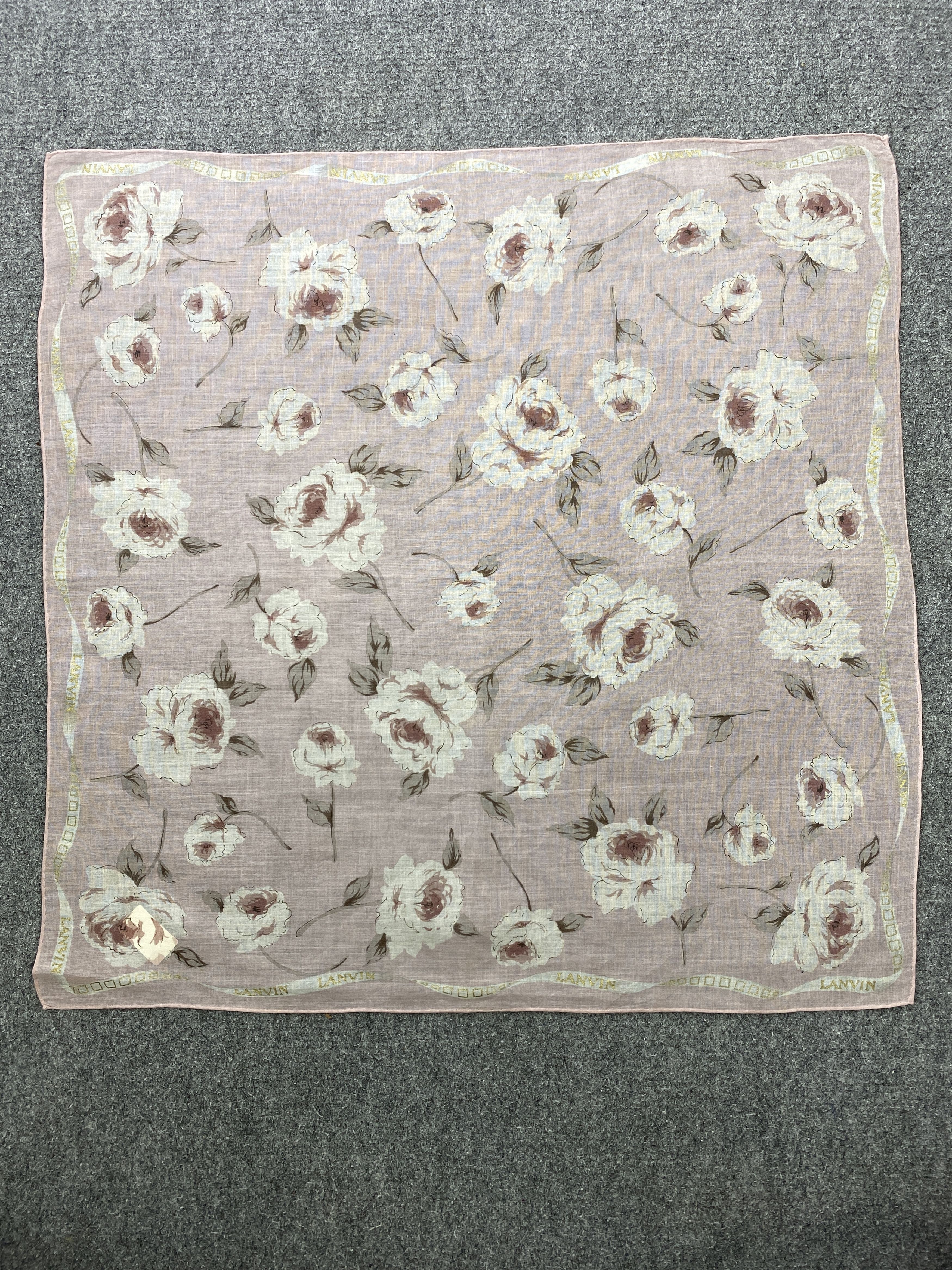 Lanvin Lanvin Handkerchief / Bandana / Neckerchief HKC0679 Size ONE SIZE - 4 Thumbnail