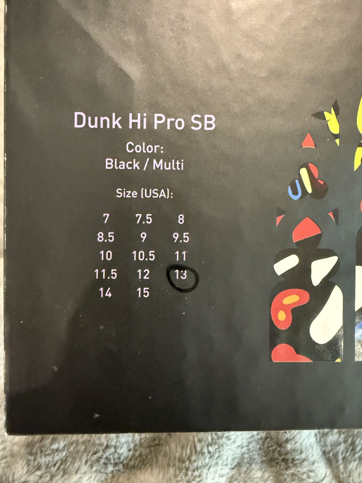 CNCPTS × Nike SB Dunk High Stained Glass SPECIAL BOX OG ALL Size 13M Size US 13 / EU 46 - 11 Thumbnail