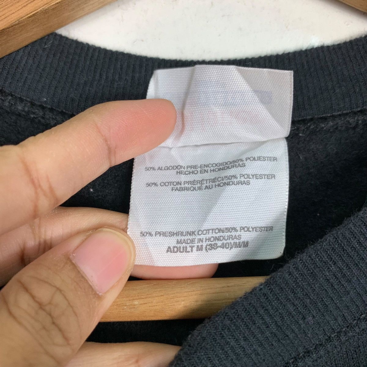 Hanes EXPERIENCE Keep it Real Life Big Logo Sweatshirts #0742-C34 Size US M / EU 48-50 / 2 - 13 Thumbnail