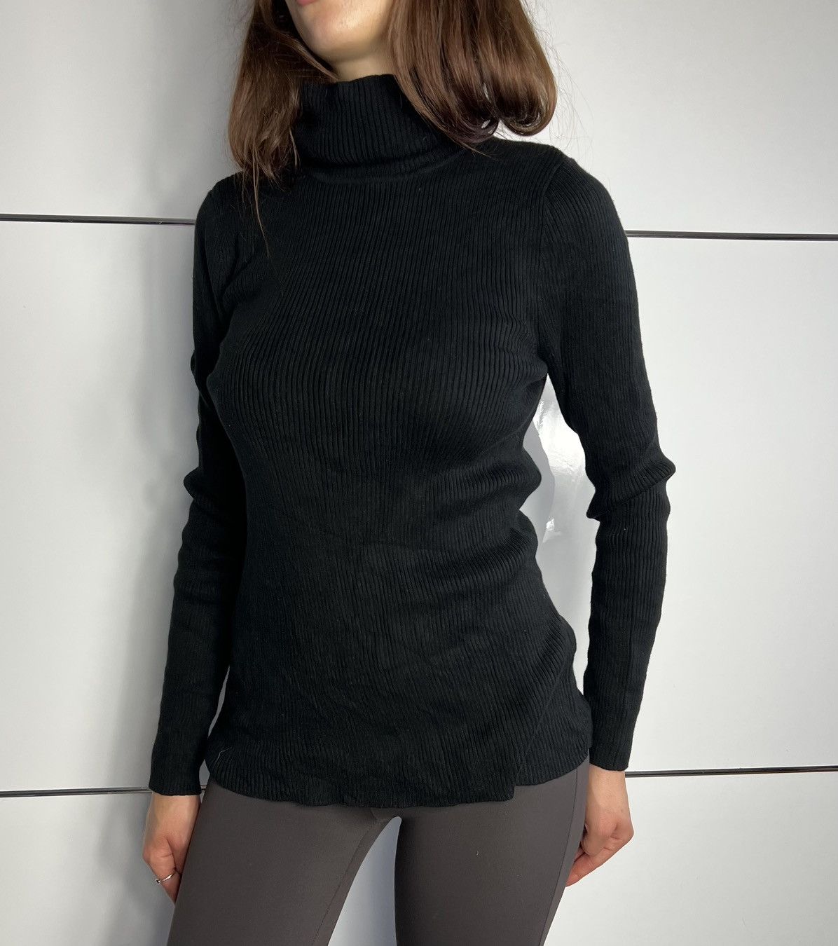 Lauren Ralph Lauren Black Sweater Lauren Ralph Lauren Green Label Turtleneck Size M / US 6-8 / IT 42-44 - 1 Thumbnail