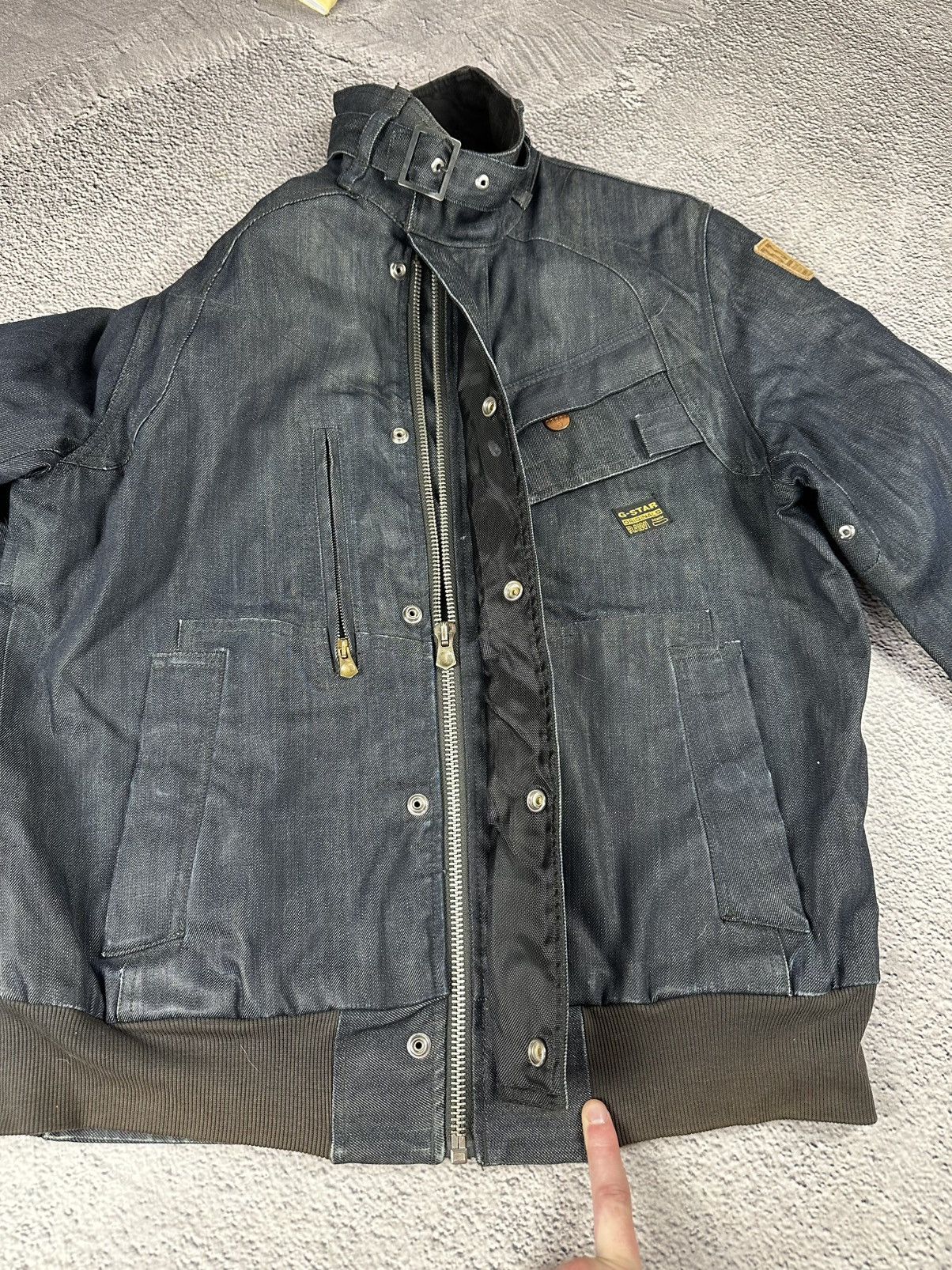 G-Star Vintage G-Star RAW Denim Jean Jacket Y2K Old Size US L / EU 52-54 / 3 - 8 Thumbnail