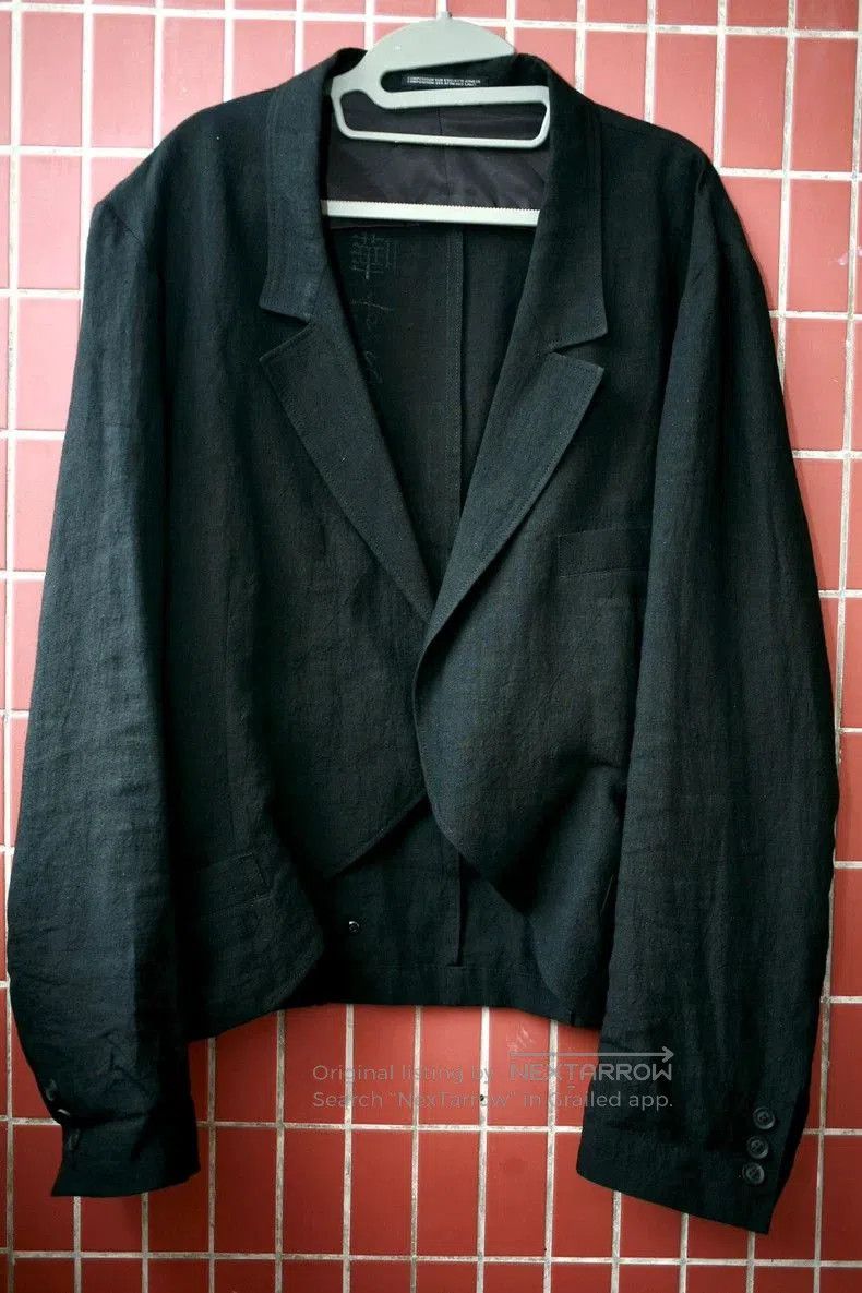 Yohji Yamamoto Yohji Yamamoto Short Jacket with Horse Design. Size US L / EU 52-54 / 3 - 2 Thumbnail