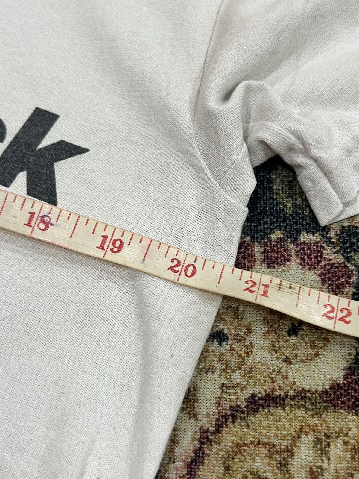 Band Tees × Japanese Brand × Vintage Oasis Band Lyrics Tee Size US M / EU 48-50 / 2 - 10 Thumbnail