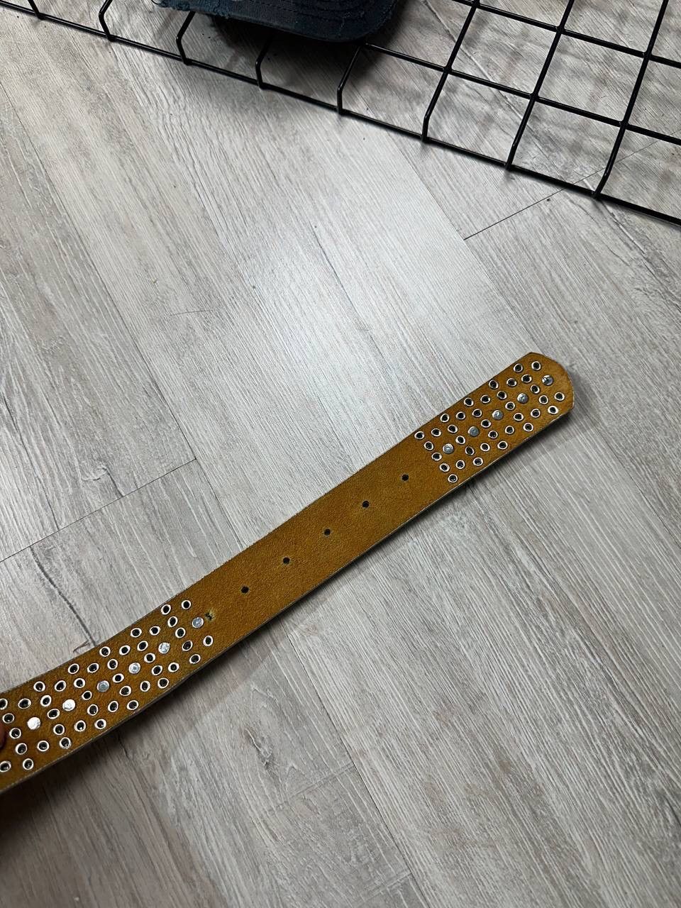 Hysteric Glamour × Japanese Brand × Vintage Vintage Rhinestones Leather Y2K Belt Size ONE SIZE - 3 Thumbnail