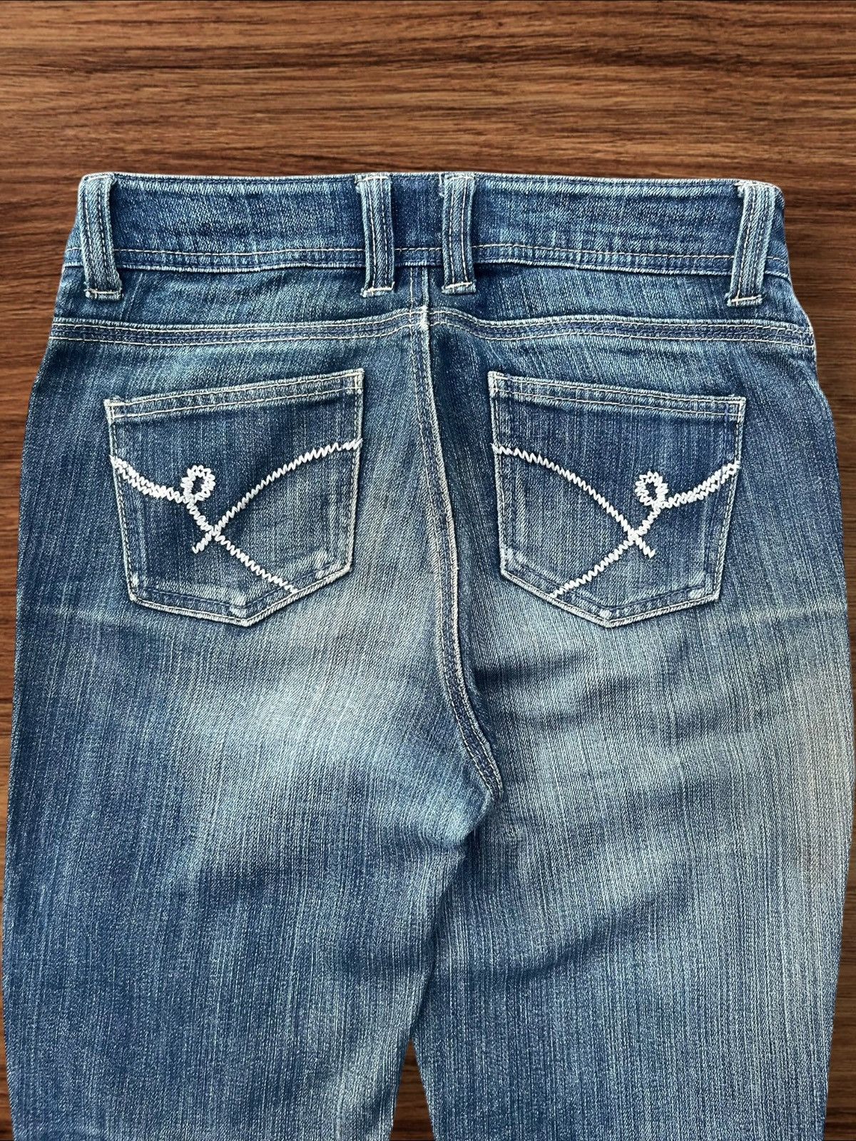 Japanese Brand Vintage Japanese Mud Washed Mid Rise Bootcut Flare Jeans Size 27" / US 4 / IT 40 - 8 Thumbnail