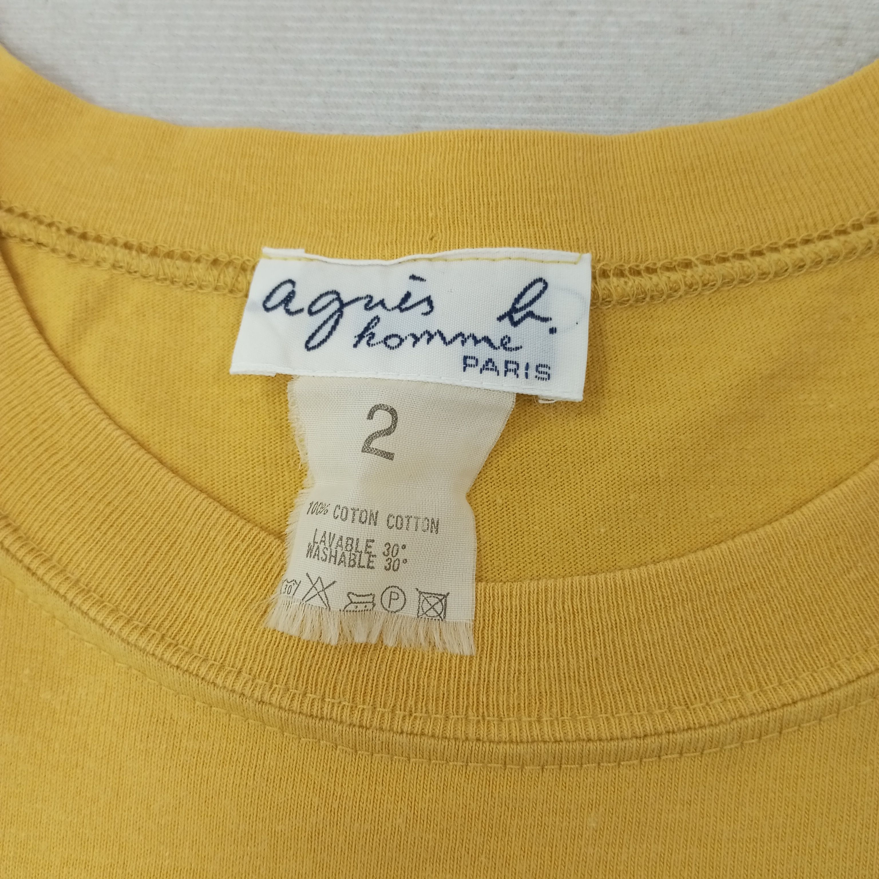 agnes b. Agnes B Pocket Design Designer Tshirt c239n49 Size US L / EU 52-54 / 3 - 4 Thumbnail