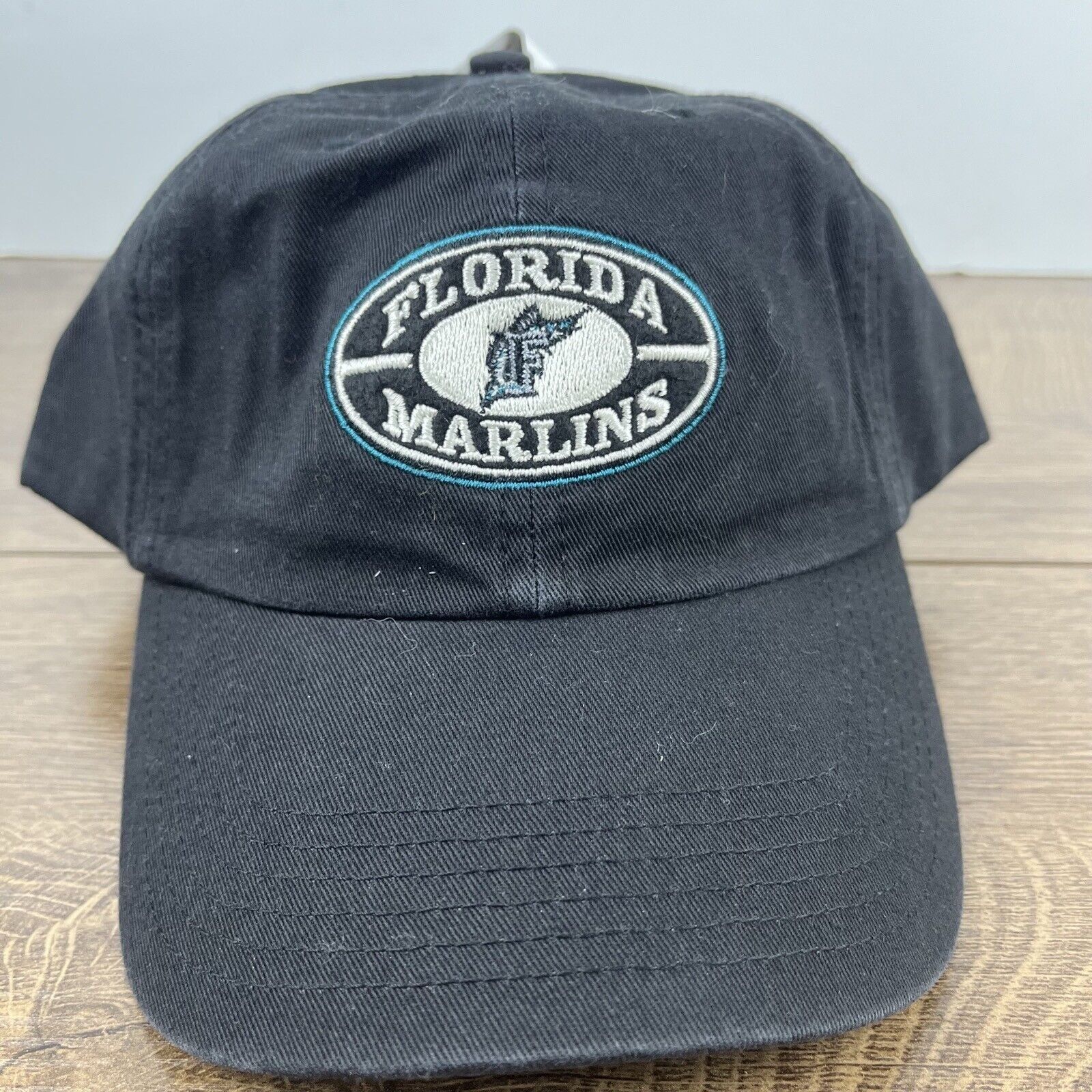 Other Florida Marlins MLB Hat Marlins Black Hat Adjustable Black A Size ONE SIZE - 3 Thumbnail