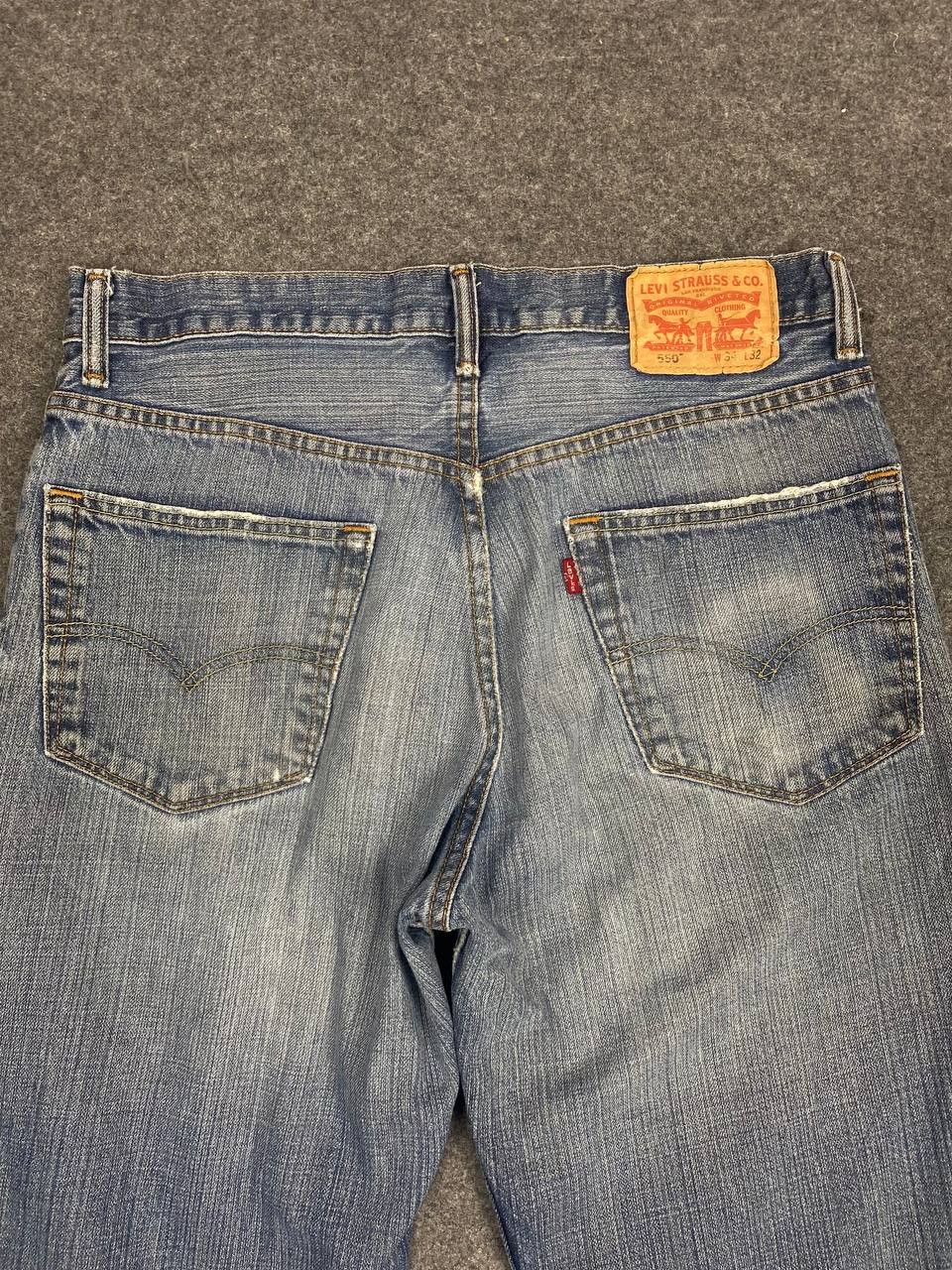 Levi's levis 550 relaxed fit distressed denim nice design Size US 36 / EU 52 - 3 Thumbnail