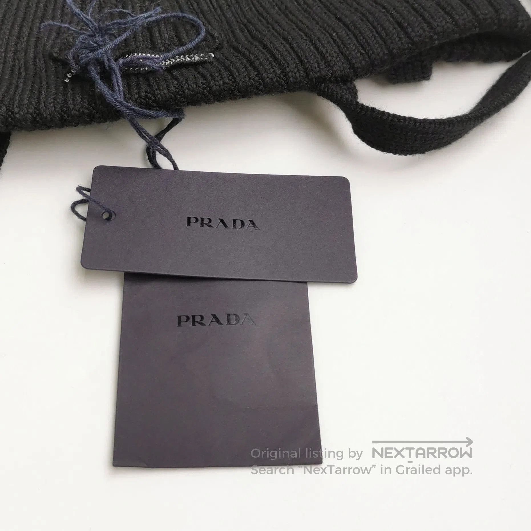Prada Prada Logo Knit Crop Tank Top . Size XXS / US 00 / IT 34 - 3 Thumbnail