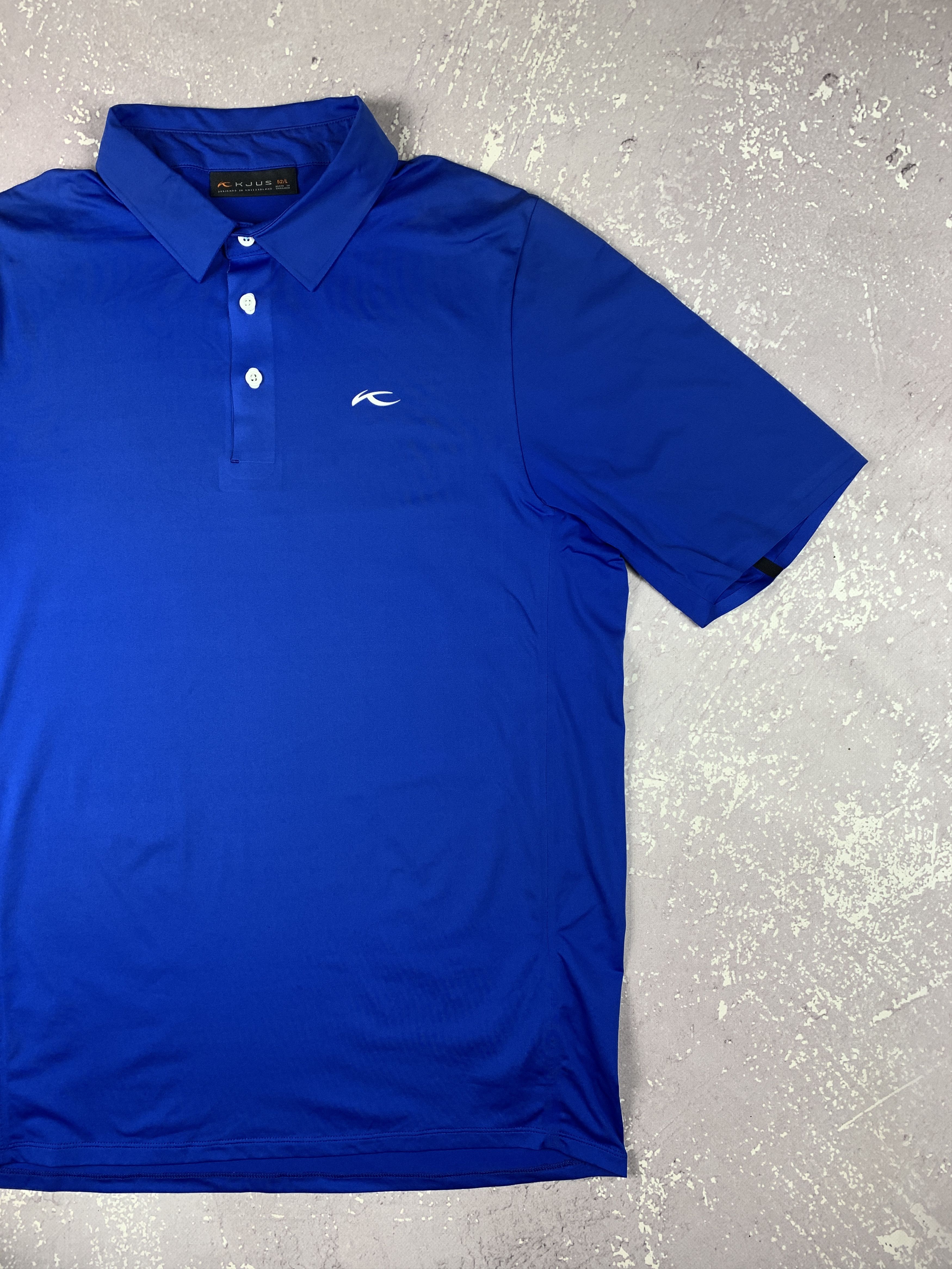 KJUS KJUS Supercharge Performance CL Polo Shirt SS Mens 52 L Blue Size US L / EU 52-54 / 3 - 2 Thumbnail