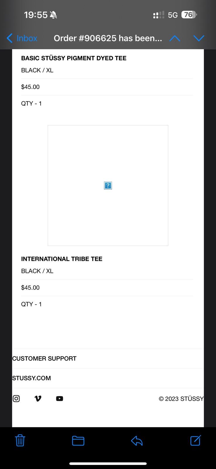 Stussy Stussy international tribe t Size US XL / EU 56 / 4 - 6 Thumbnail
