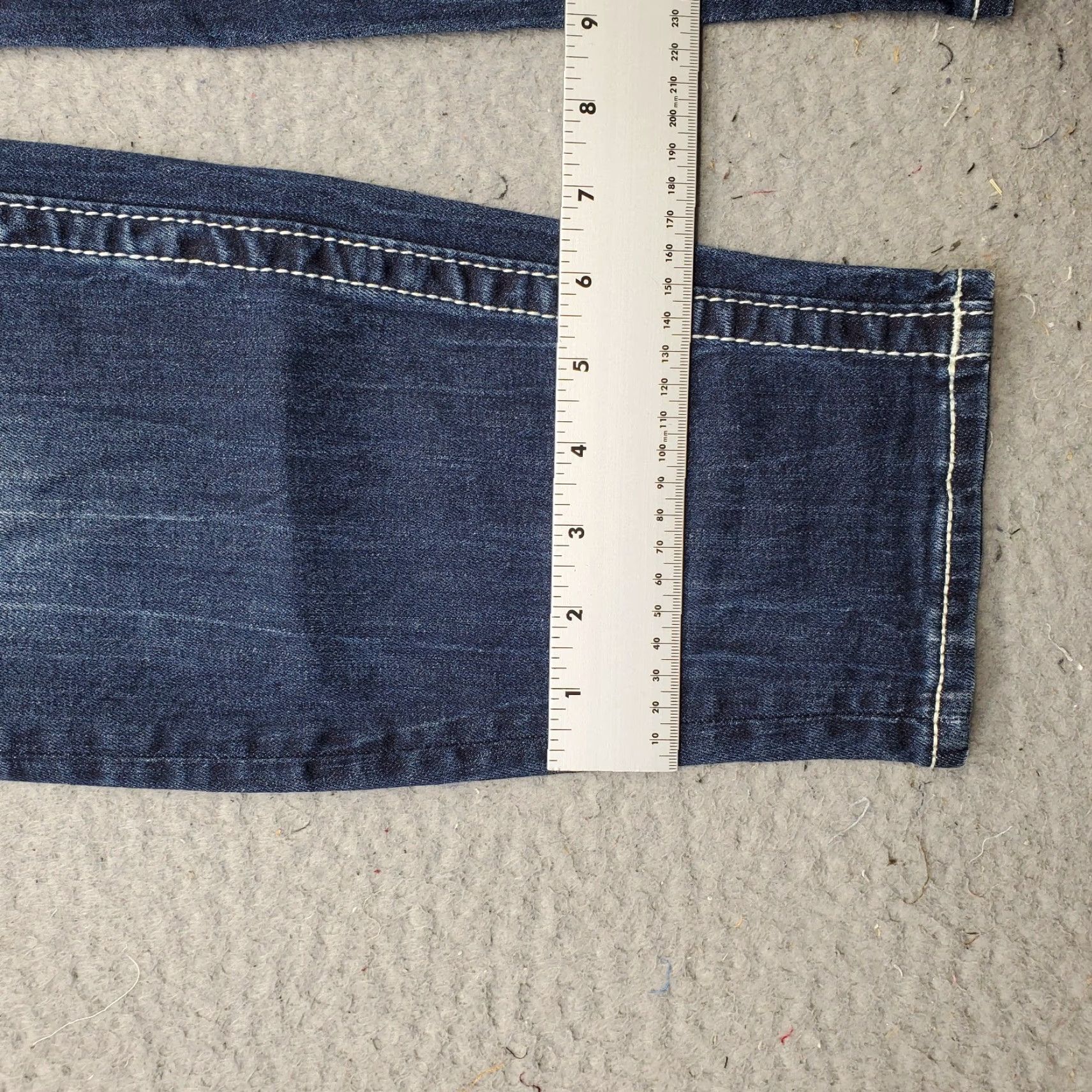 Vintage VIGOSS Womens 6 Jeans Boyfriend Denim Blue Pocket 5-Pocket Embellished Pockets Size 6 Slim? Size 28" / US 6 / IT 42 - 5 Thumbnail