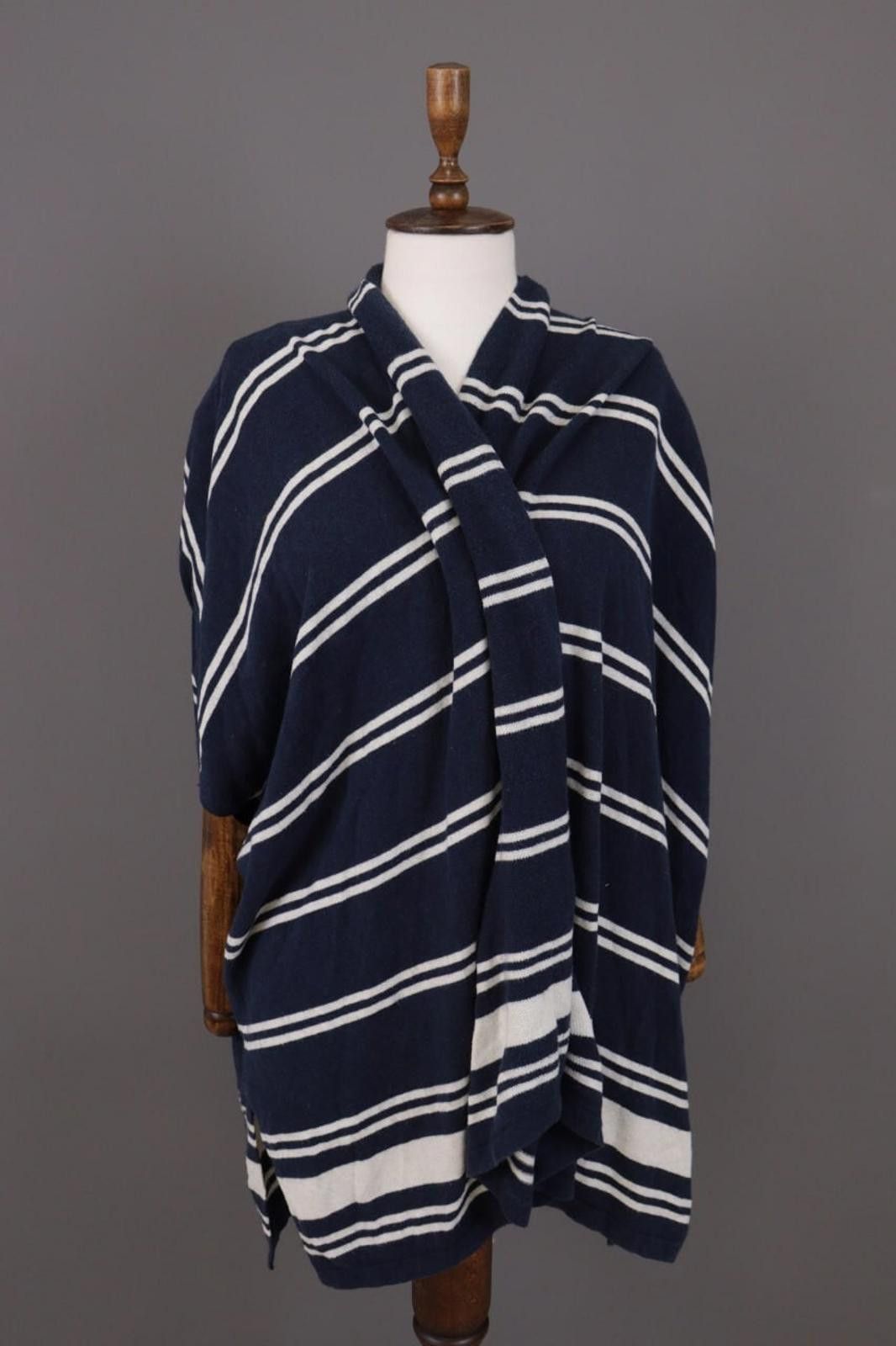 Lauren Ralph Lauren Lauren Ralph Lauren Blue Striped Silk Sweater Size S Size S / US 4 / IT 40 - 1 Thumbnail