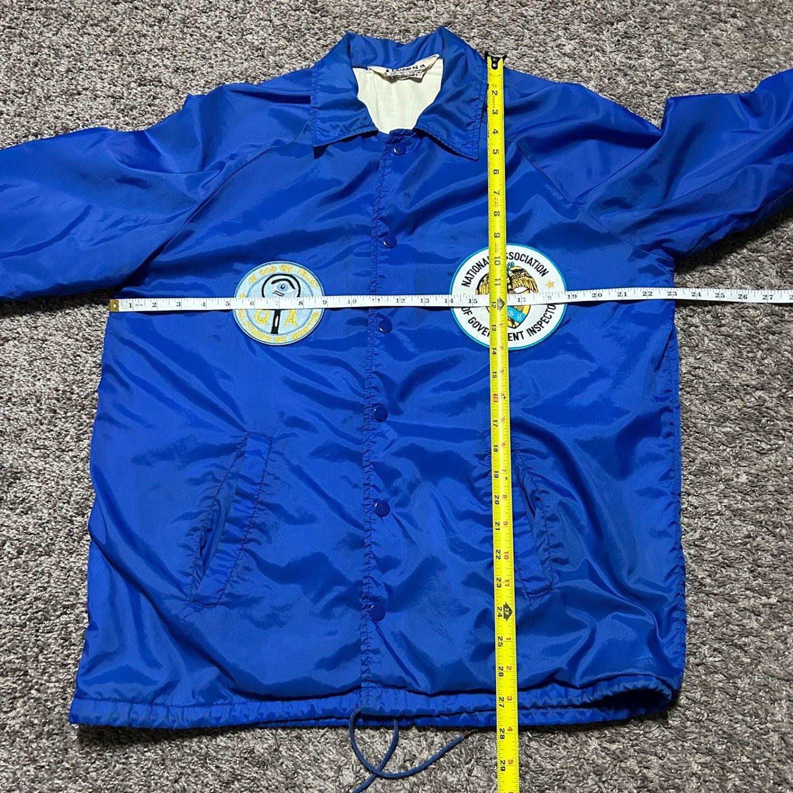 Sears × Vintage Vintage Air Force Jacket 80s Windbreaker Snap Button USAF Size US M / EU 48-50 / 2 - 7 Thumbnail