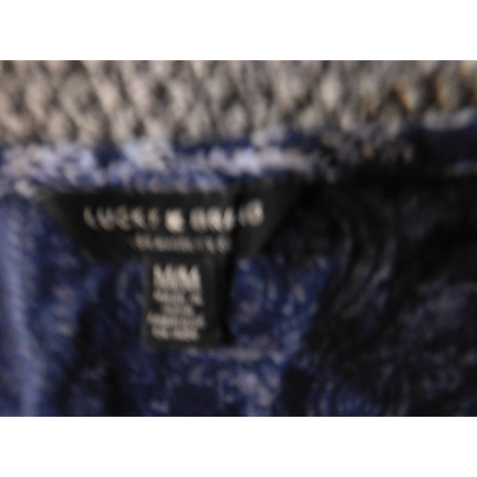 Lucky Brand Lucky Brand Blouse Womens M Blue Paisley Boho Peasant Top Shirt Casual Womens M Blue Paisley Peasant Top Size M / US 6-8 / IT 42-44 - 5 Thumbnail