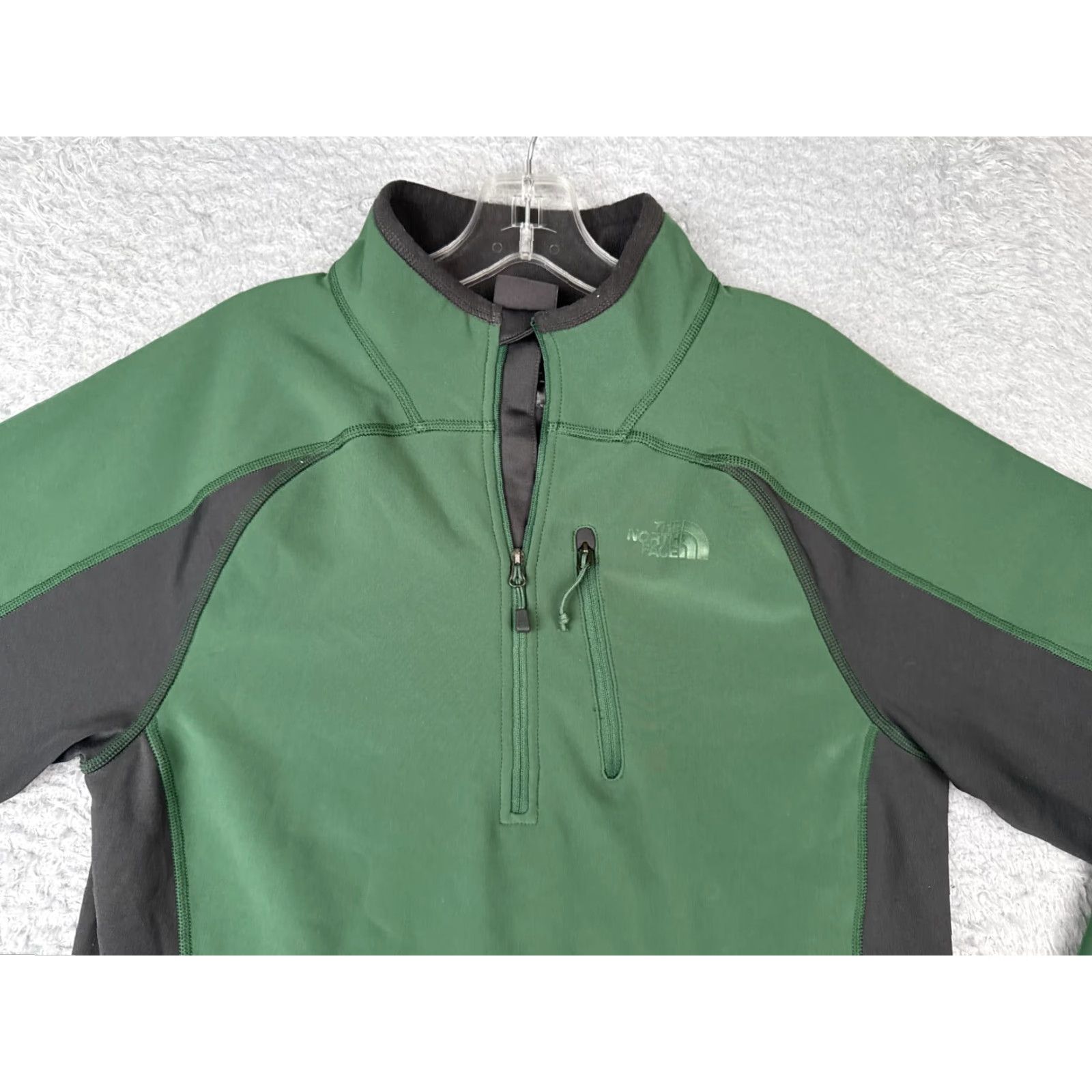 The North Face The North Face Shirt Men S Green Long Sleeve 1/4 Zip Mock Neck Colorful Outdoor All Seasons Mens Size US S / EU 44-46 / 1 - 5 Thumbnail