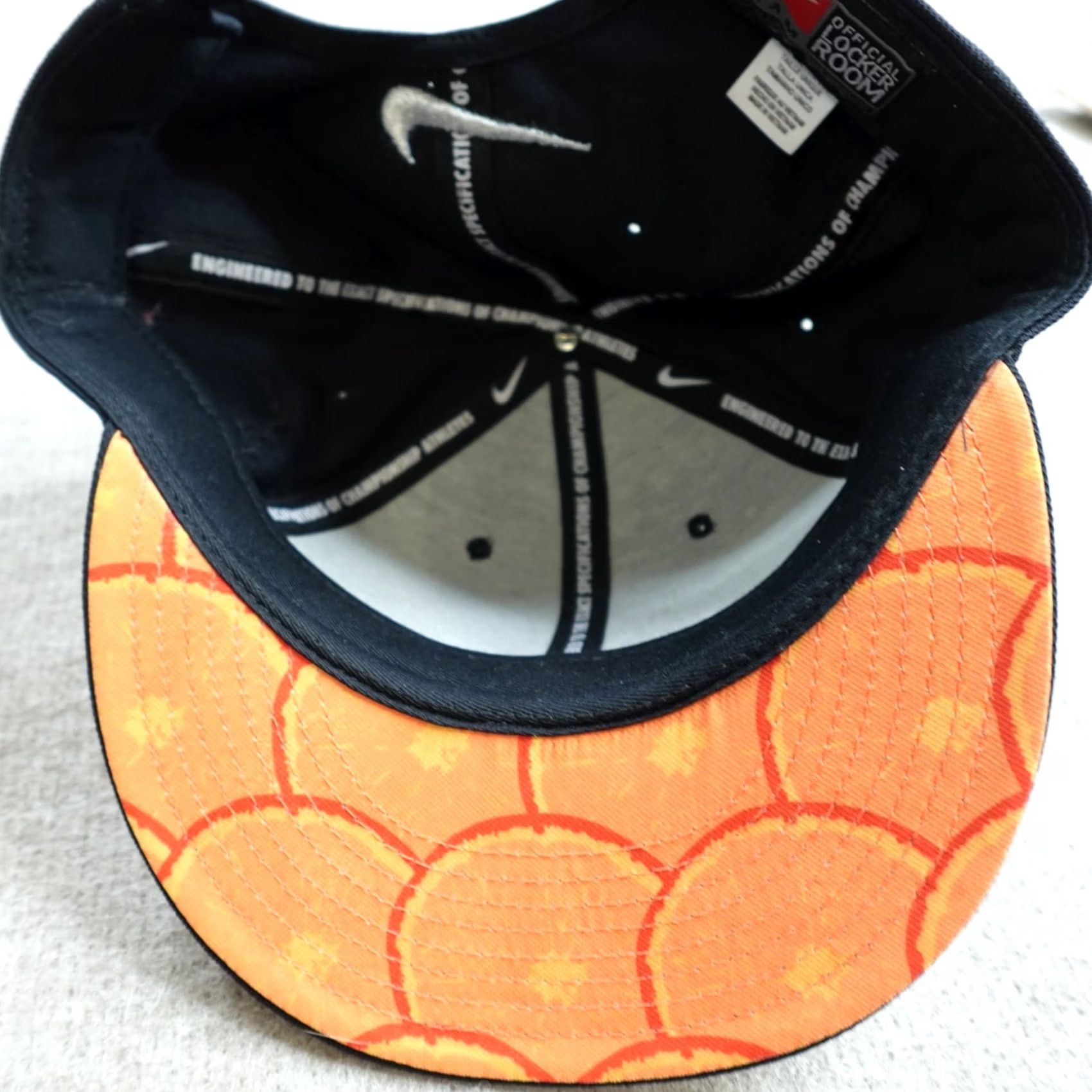Nike Nike Clemson Tigers Hat Black Embroidered Orange Bowl Champions One Size Men Baseball Cap Adjustable Wool Acrylic Black Mens Size ONE SIZE - 5 Thumbnail